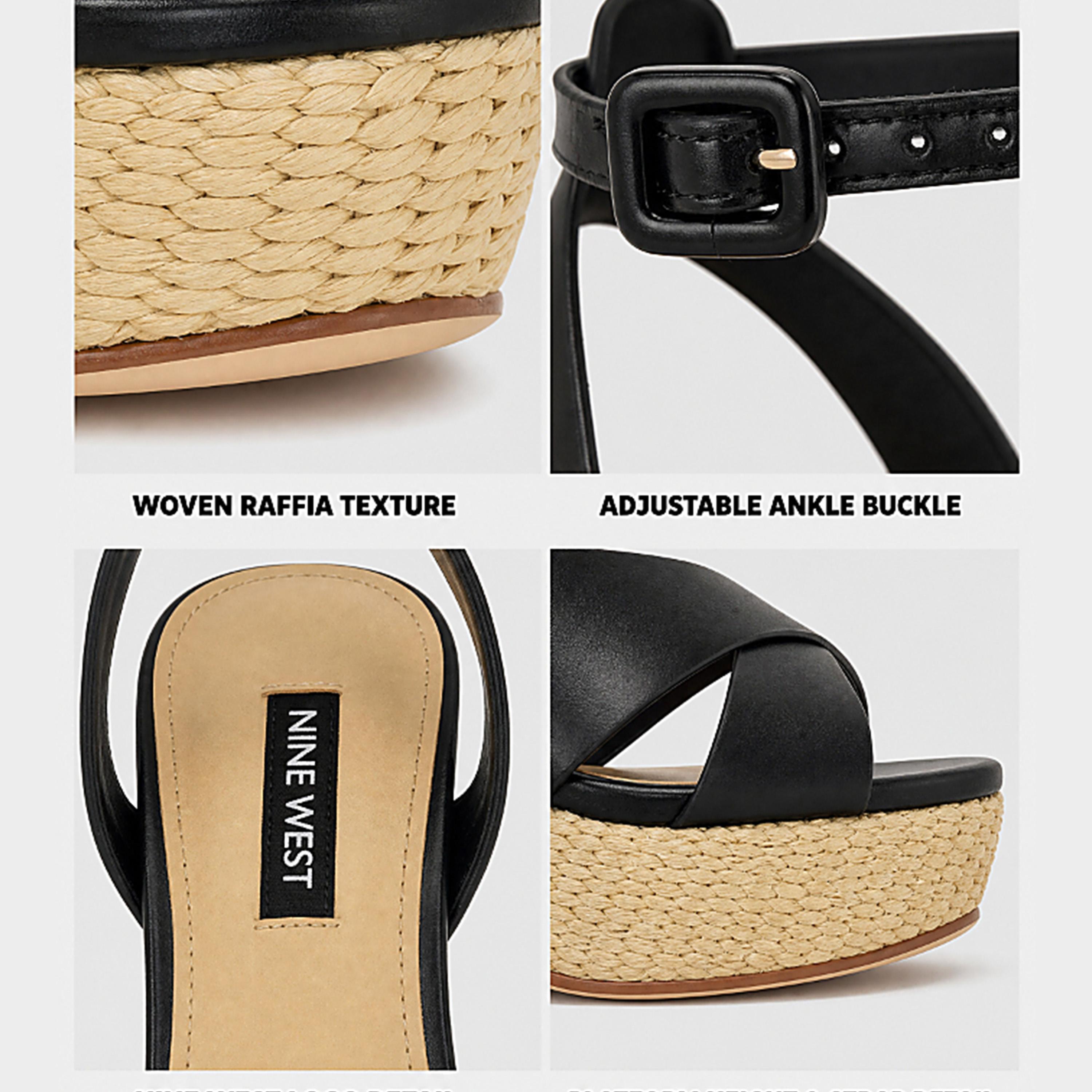 Nine West Women's Buckle Strap Platform Heels | WNWESTON3-women-shoes-sandals-heeled-image-3