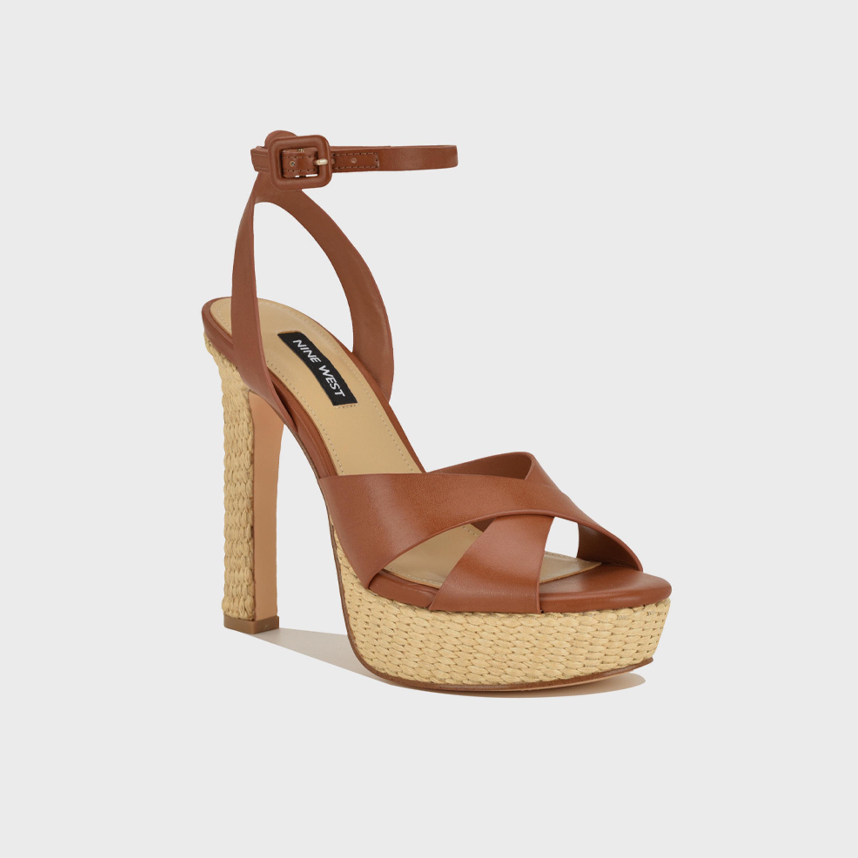 ناين ويست - حذاء نسائي بكعب عالٍ بإبزيم | WNWESTON3-women-shoes-sandals-heeled-image-7