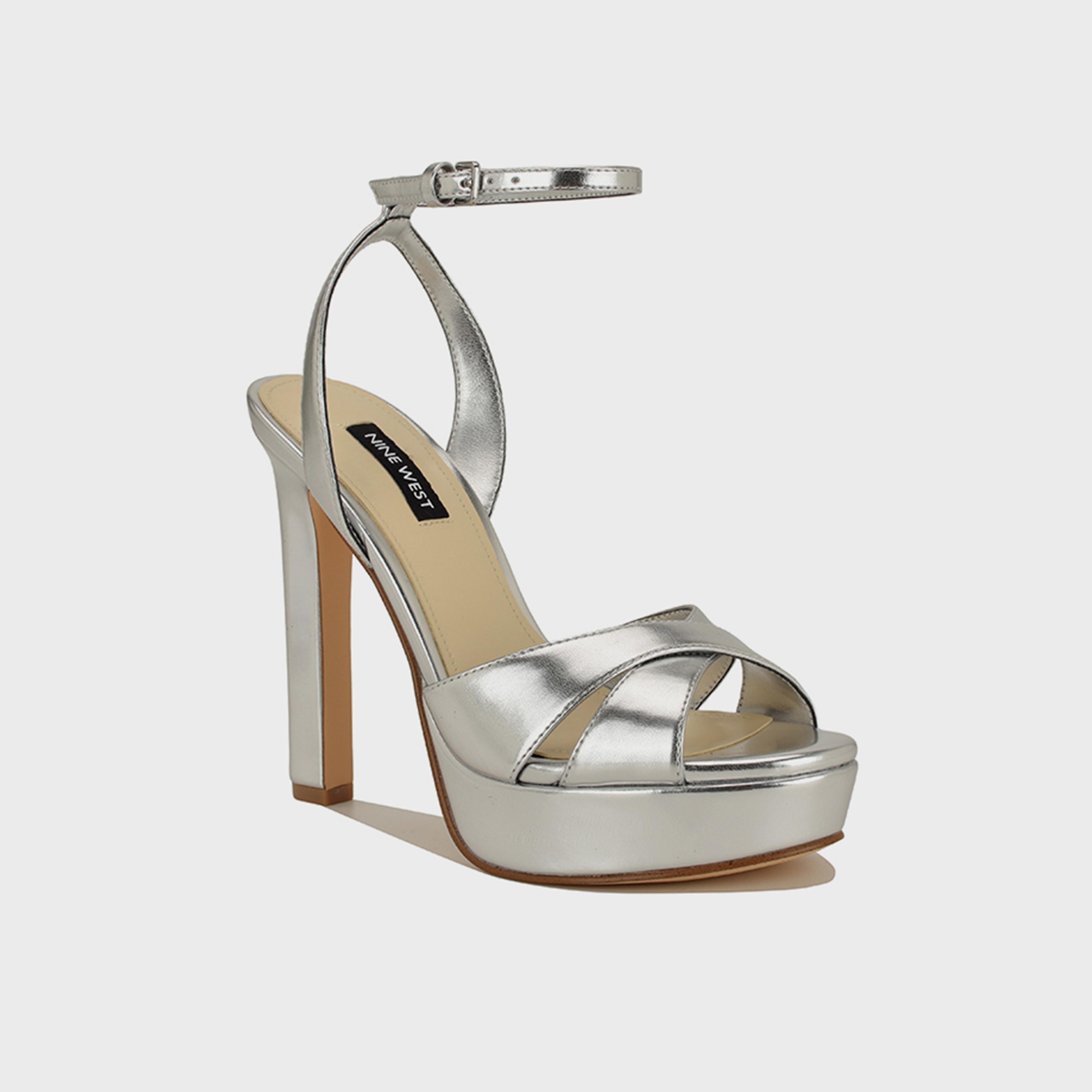 ناين ويست - حذاء نسائي بكعب عالٍ بإبزيم | WNWILDA3-women-shoes-sandals-heeled-image-1