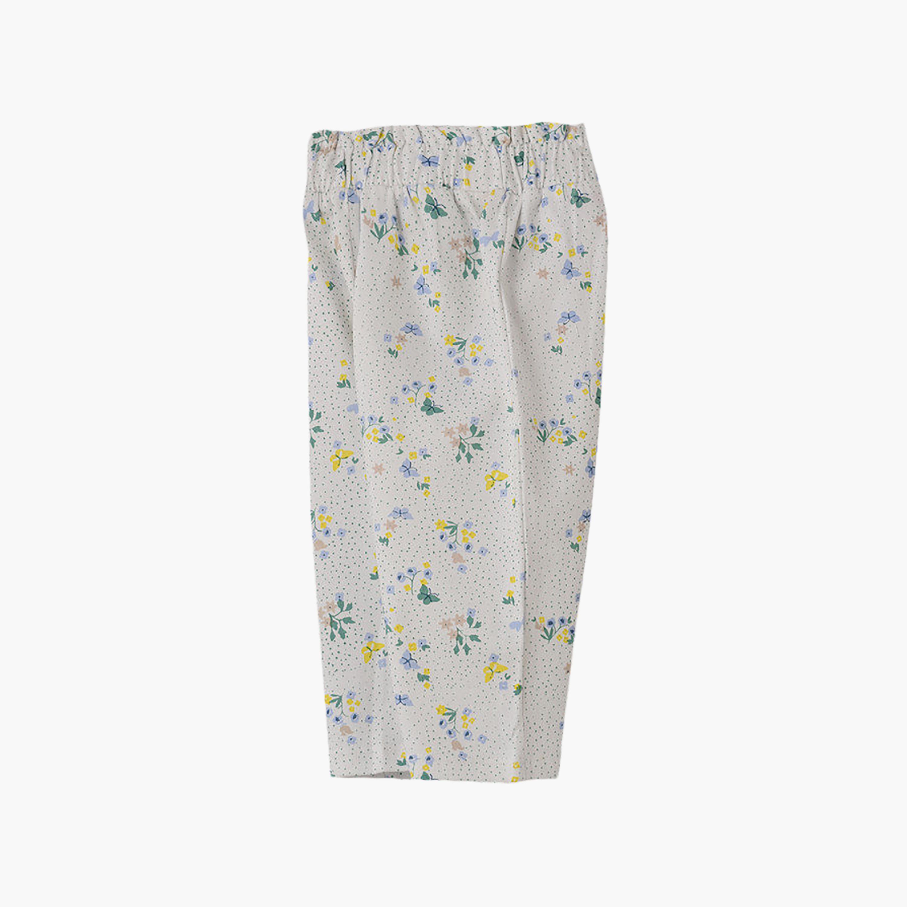 UniqKidz Cotton Floral Printed Elasticated Leggings-baby-girls-clothing-bottoms-leggings-image-3