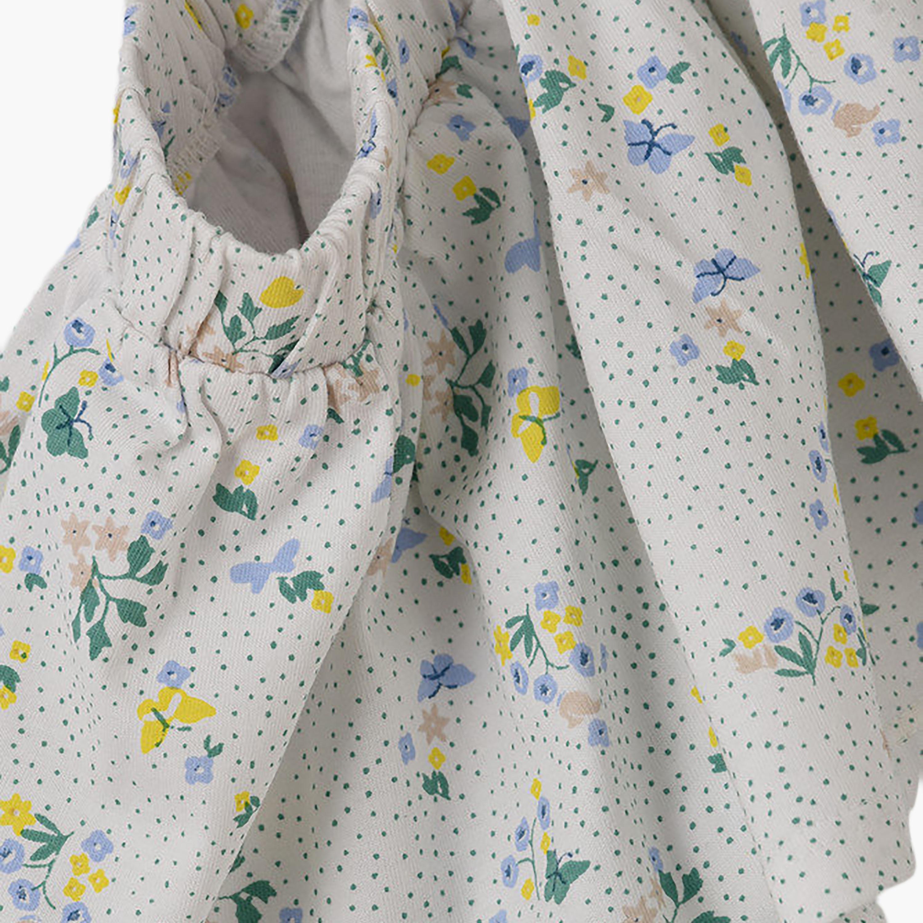 UniqKidz Cotton Floral Elasticated Skirt-baby-girls-clothing-bottoms-skirts-image-3