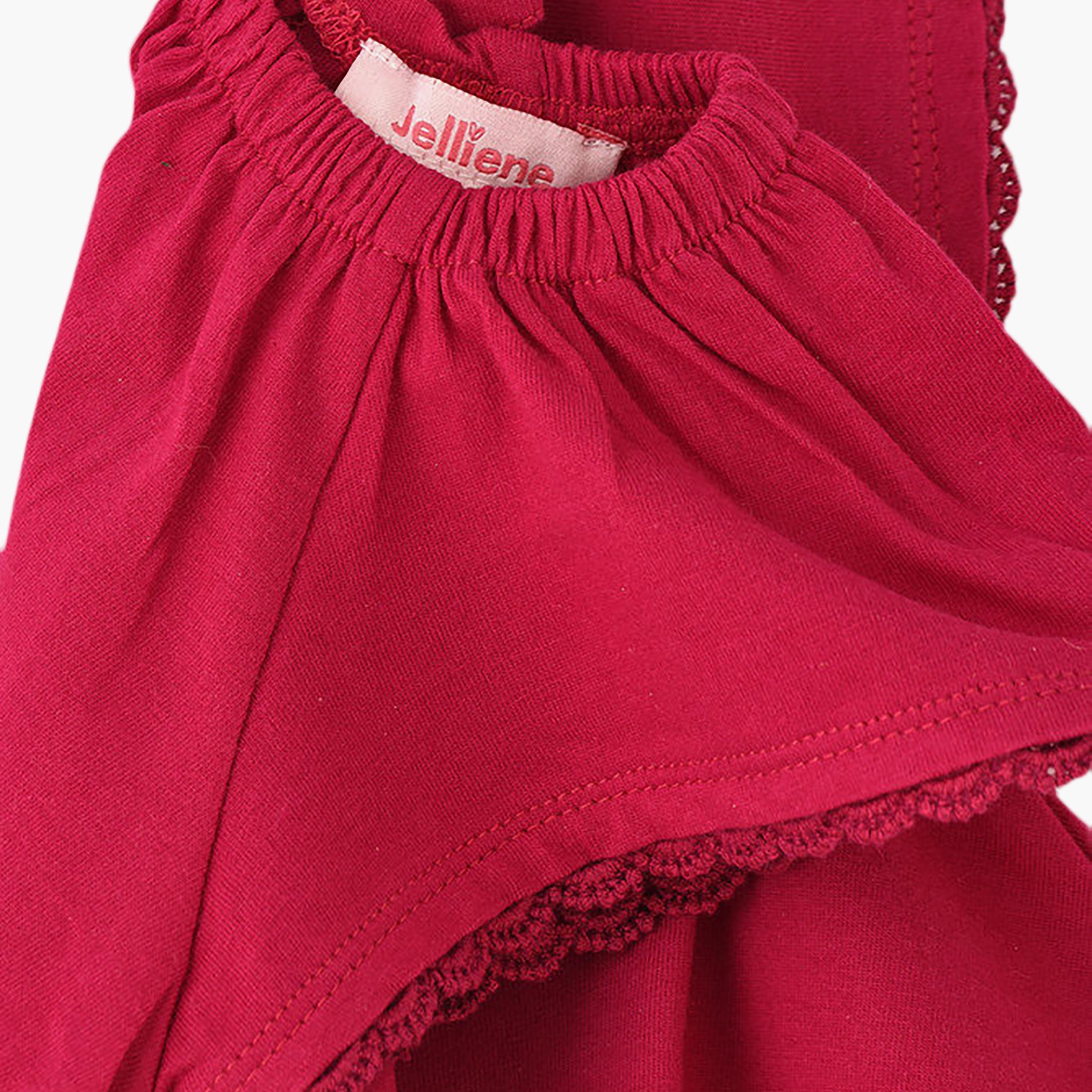 UniqKidz Cotton Flutter Sleeve Top-baby-girls-clothing-blousesandshirts-image-3