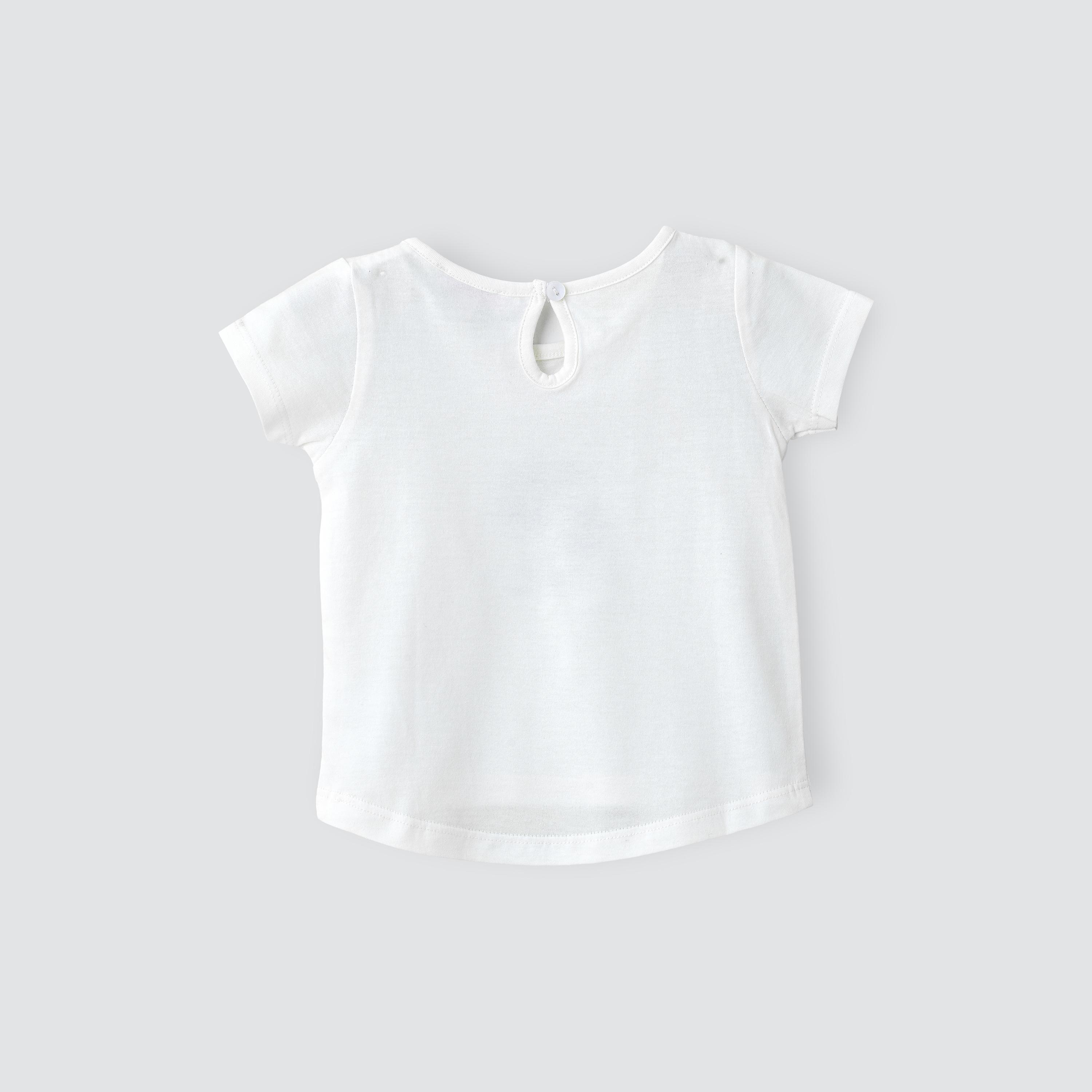 UniqKidz Floral Printed Short Sleeves T-Shirt-baby-girls-clothing-tshirts-image-2