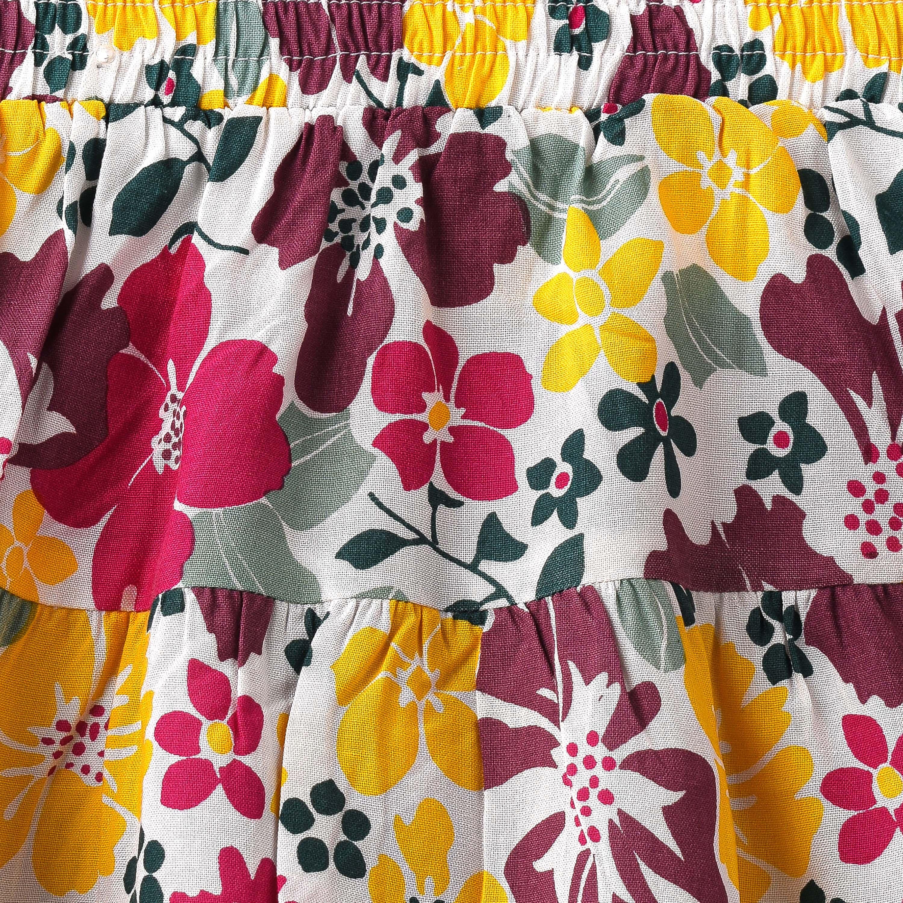 UniqKidz Floral Printed Elasticated Skirt-baby-girls-clothing-bottoms-skirts-image-3
