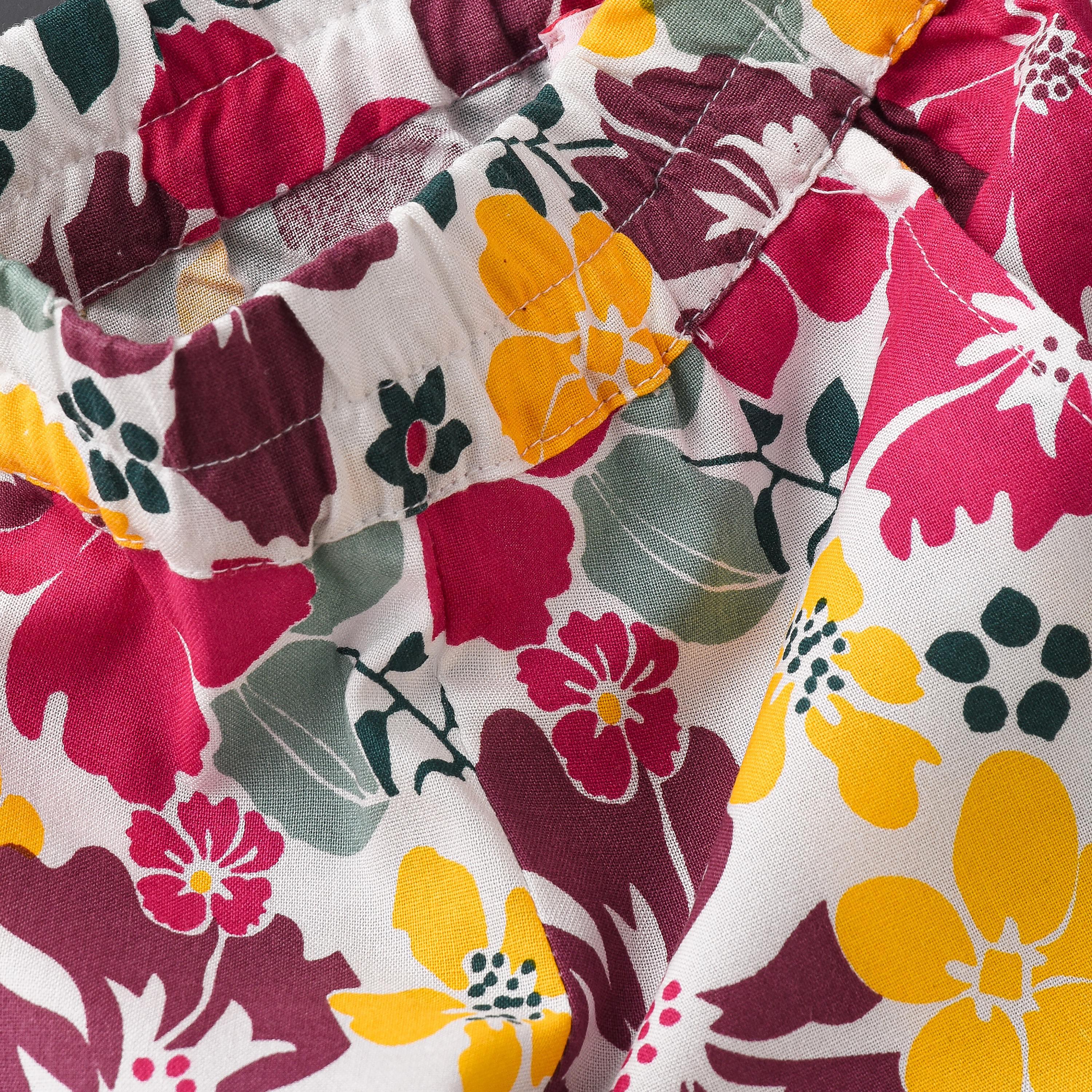 UniqKidz Floral Printed Elasticated Pants-baby-girls-clothing-bottoms-trousers-image-4