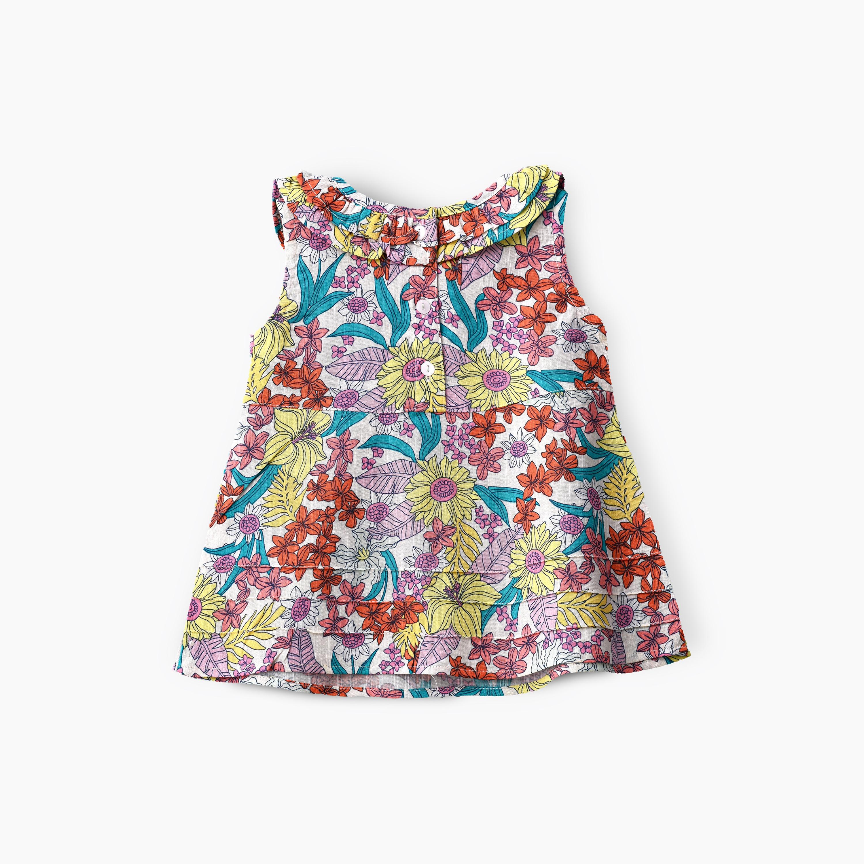 UniqKidz Floral Printed Sleeveless Top-baby-girls-clothing-blousesandshirts-image-2