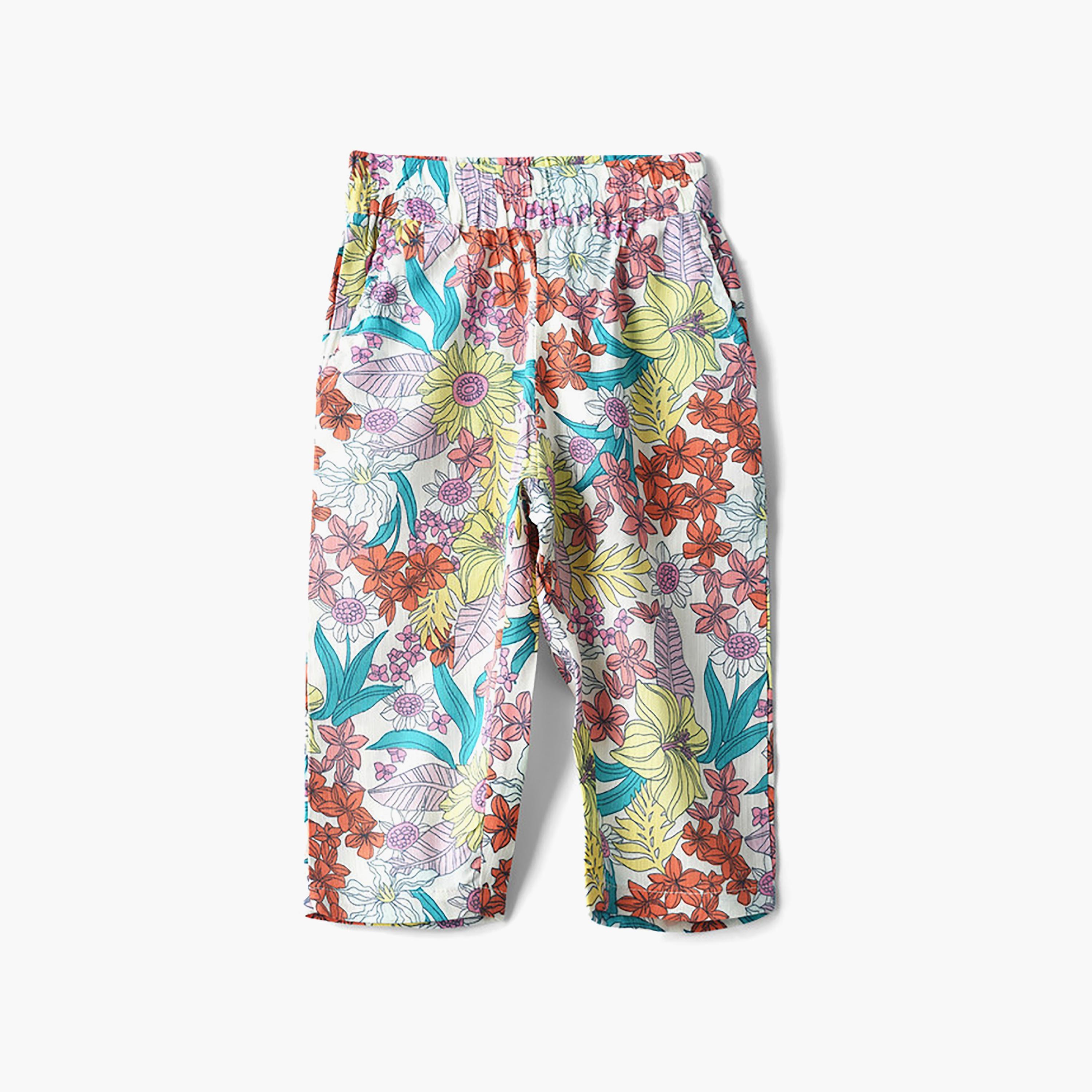 UniqKidz Floral Harem Pants-baby-girls-clothing-bottoms-joggersandtrackpants-image-2