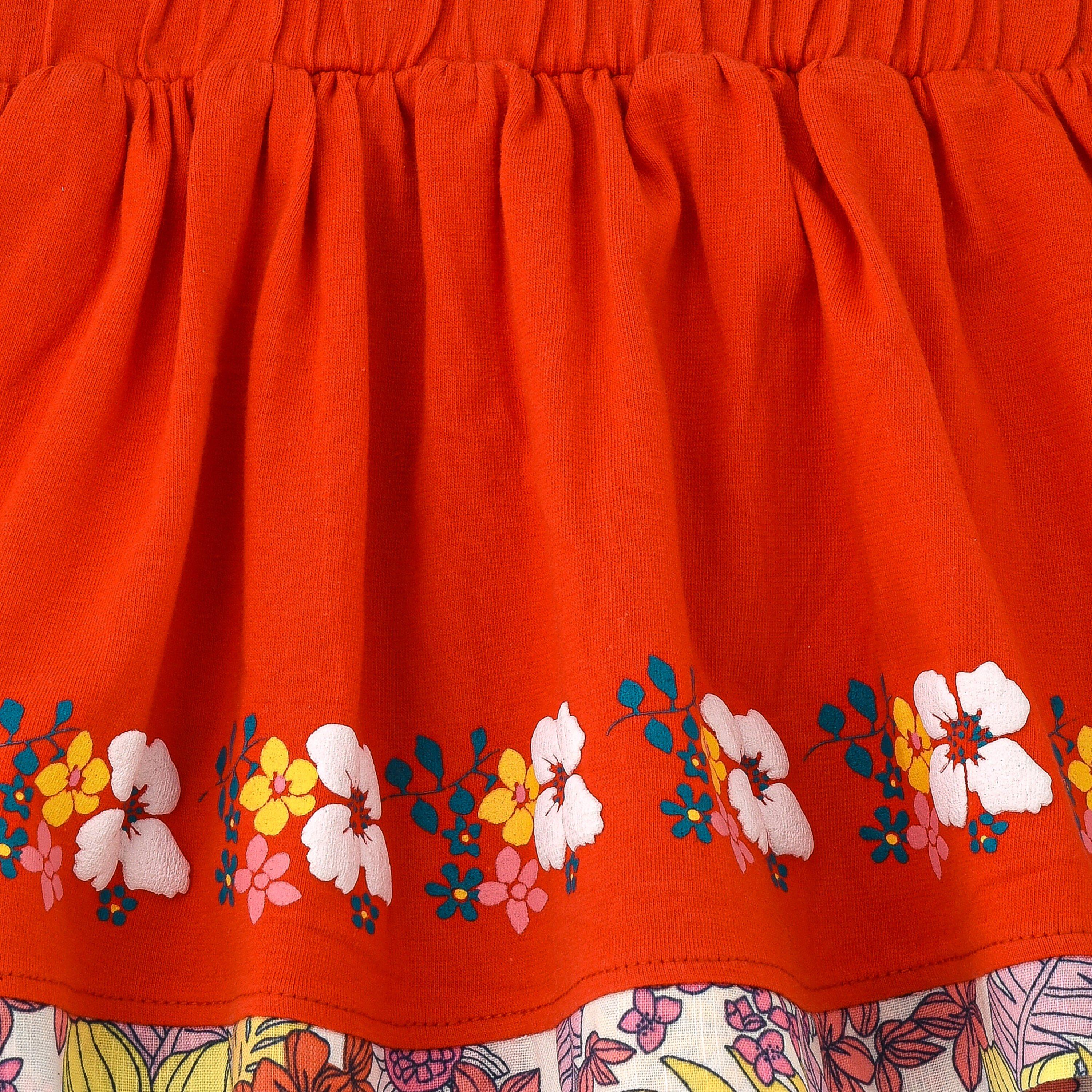 UniqKidz Floral Printed Elasticated Skirt-baby-girls-clothing-bottoms-skirts-image-3