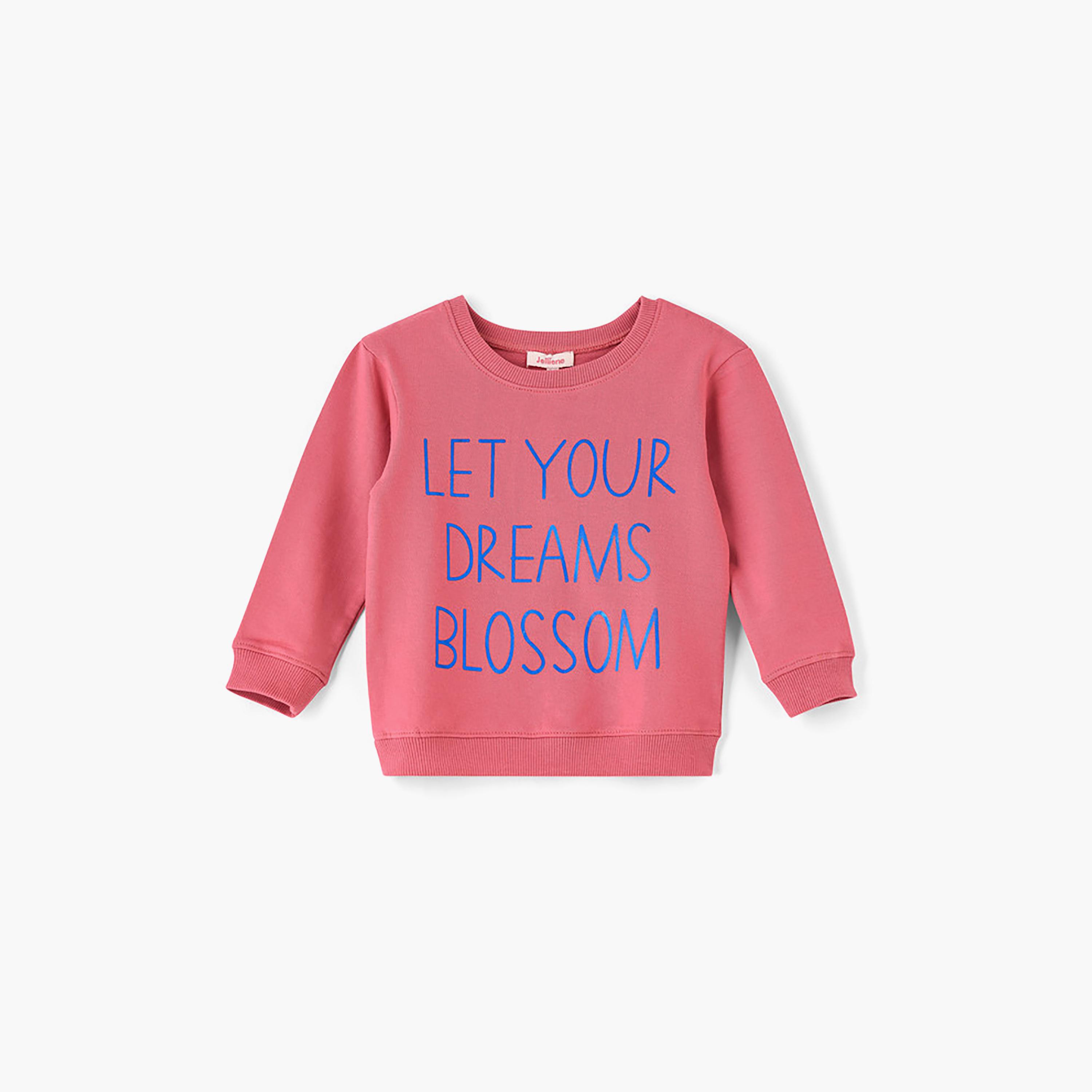 UniqKidz Long Sleeves Slogan Printed Sweatshirt-girls-clothing-sweatshirts-image-1