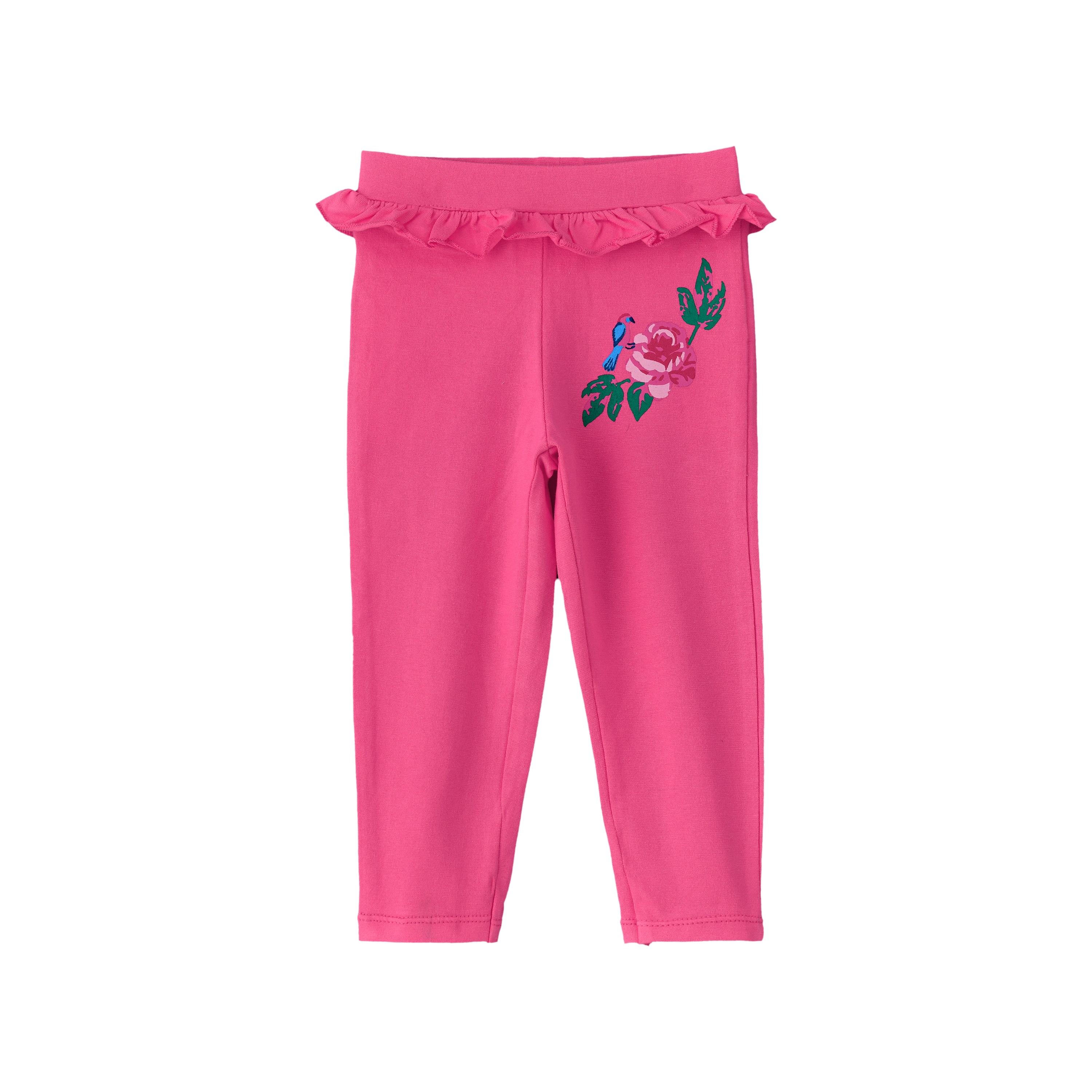 UniqKidz Floral Printed Elasticated Leggings-baby-girls-clothing-bottoms-leggings-image-1