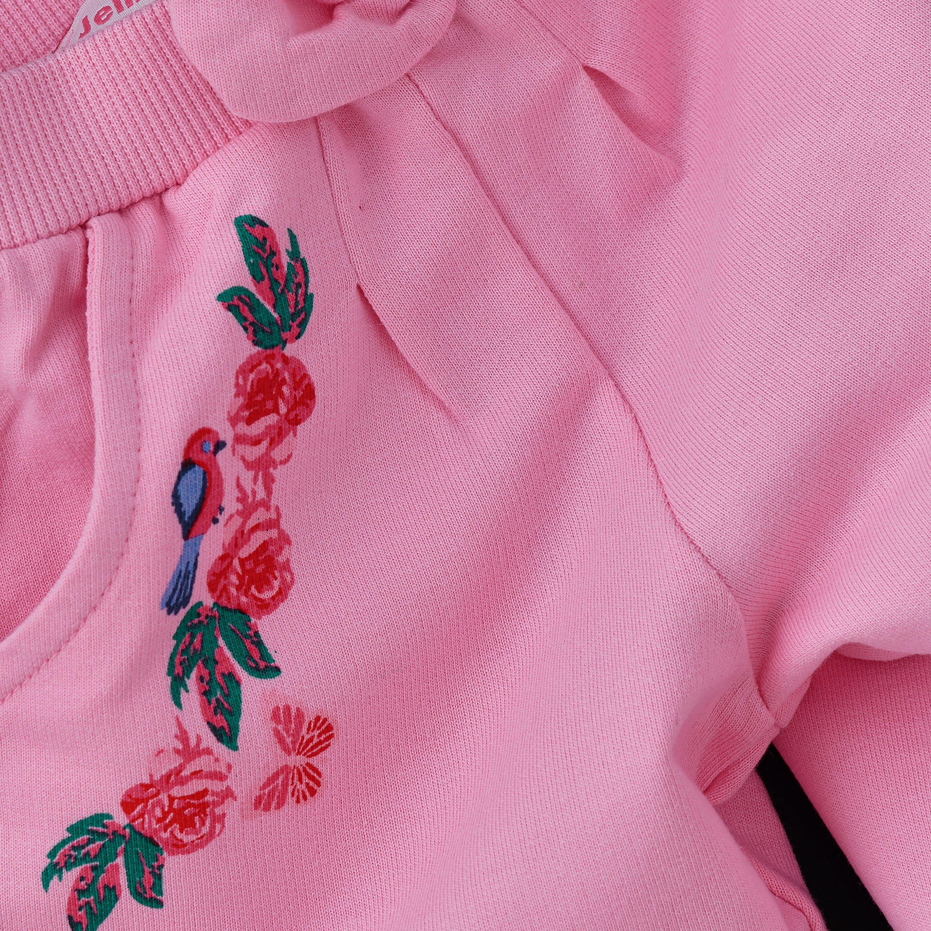 UniqKidz Floral Printed Elasticated Joggers-baby-girls-clothing-bottoms-joggersandtrackpants-image-4