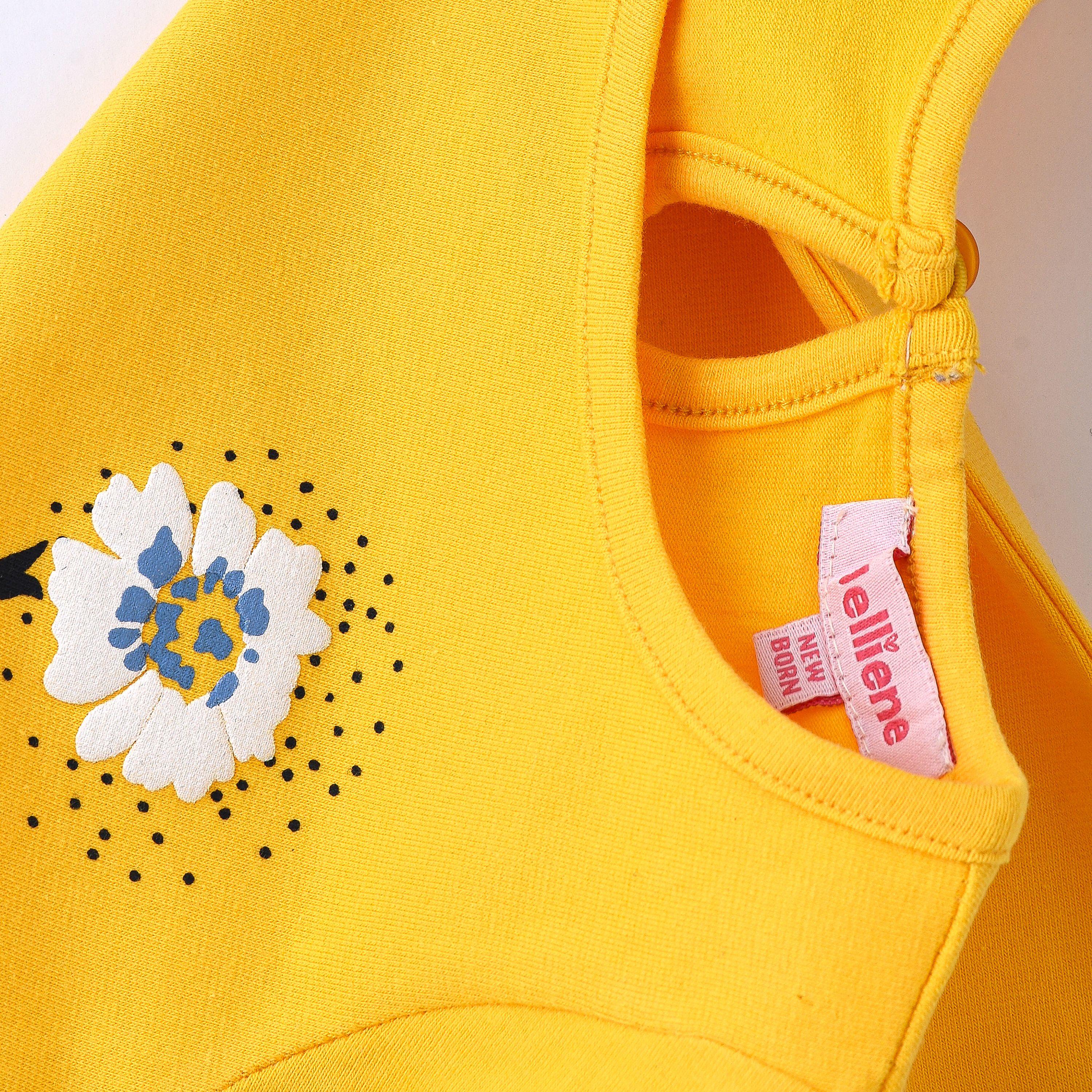 UniqKidz Floral Printed Short Sleeves T-Shirt-baby-girls-clothing-tshirts-image-4