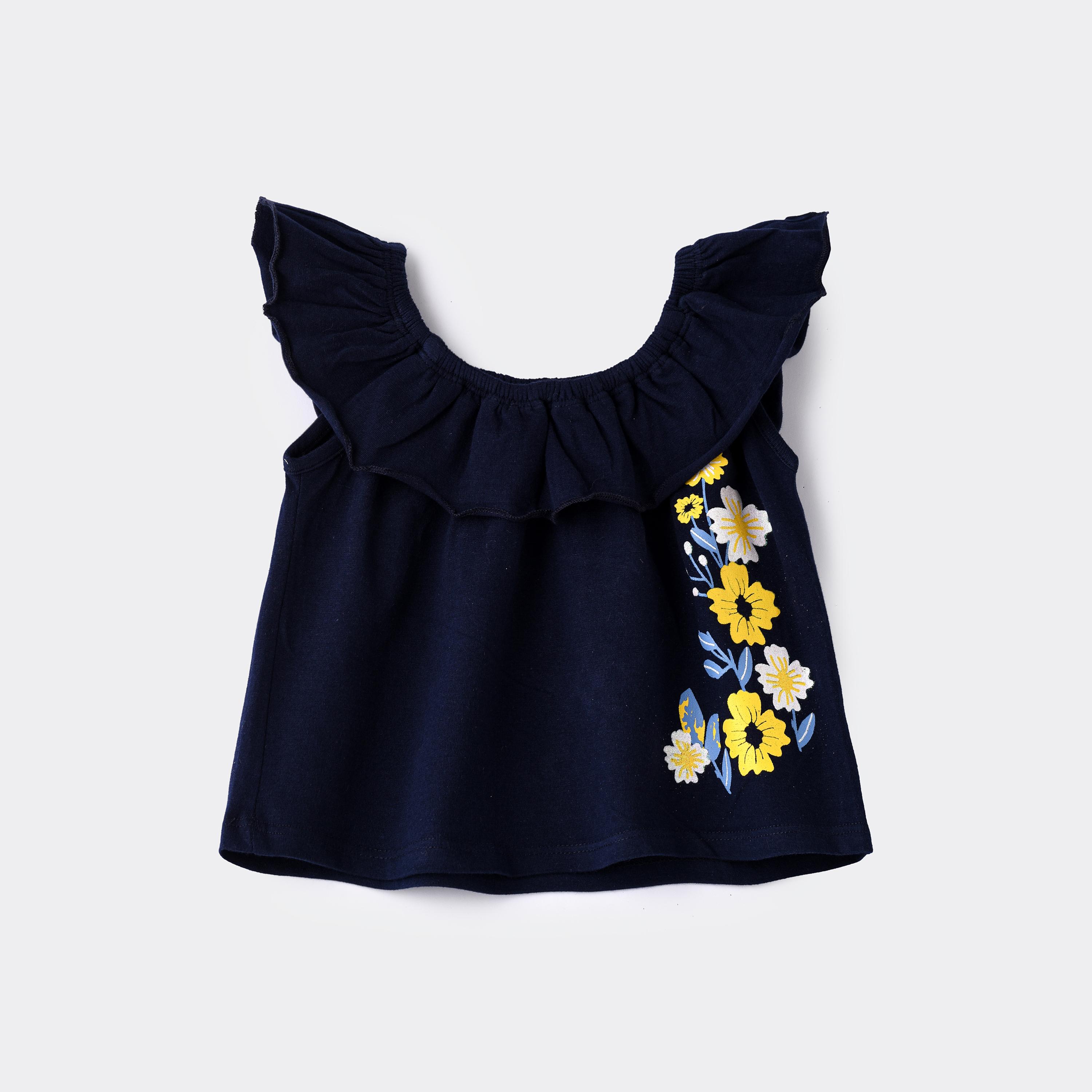 UniqKidz Floral Printed Sleeveless Top-baby-girls-clothing-blousesandshirts-image-1