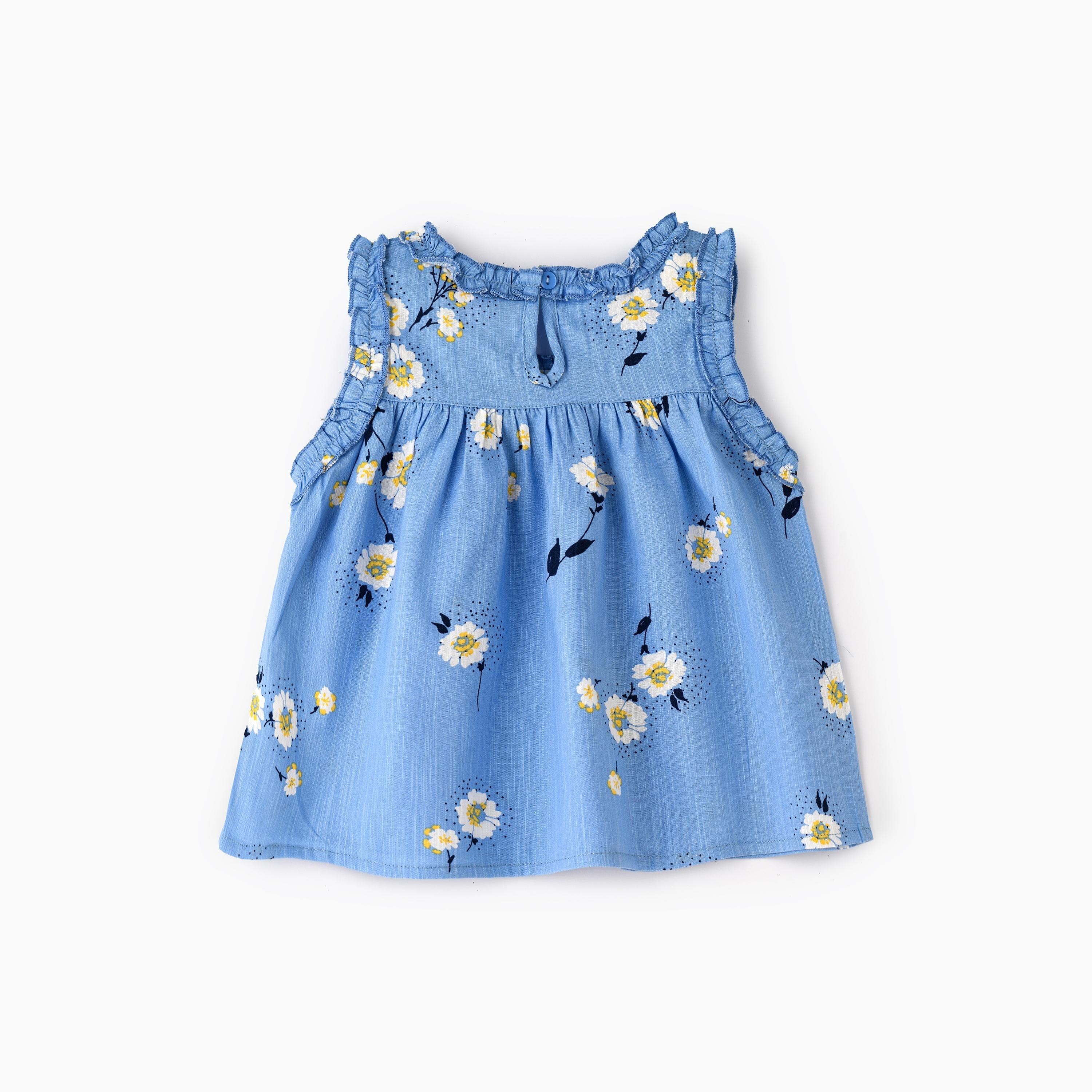 UniqKidz Floral Printed Sleeveless Top-baby-girls-clothing-blousesandshirts-image-2