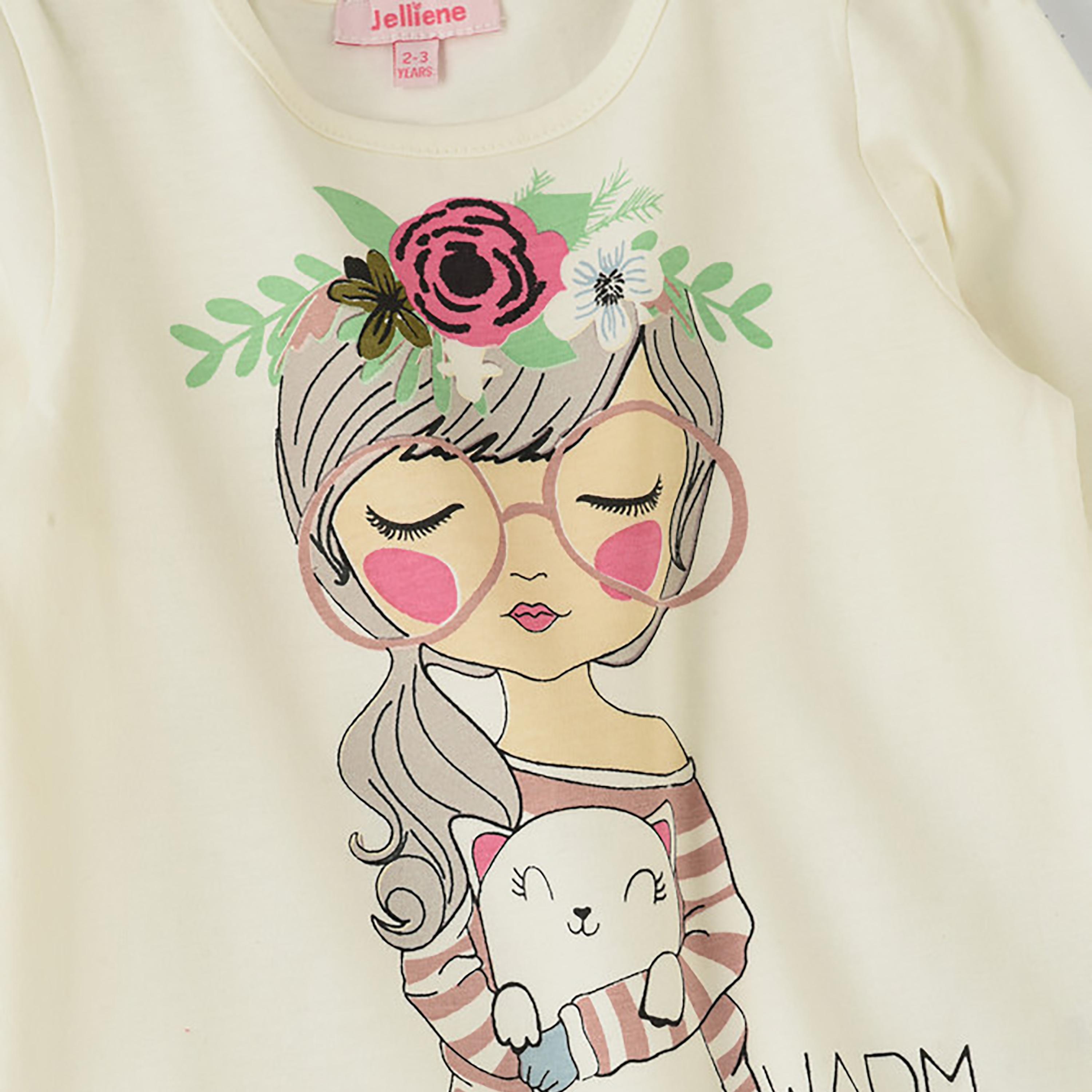 UniqKidz Long Sleeves Graphic T-Shirt-girls-clothing-tshirts-image-3