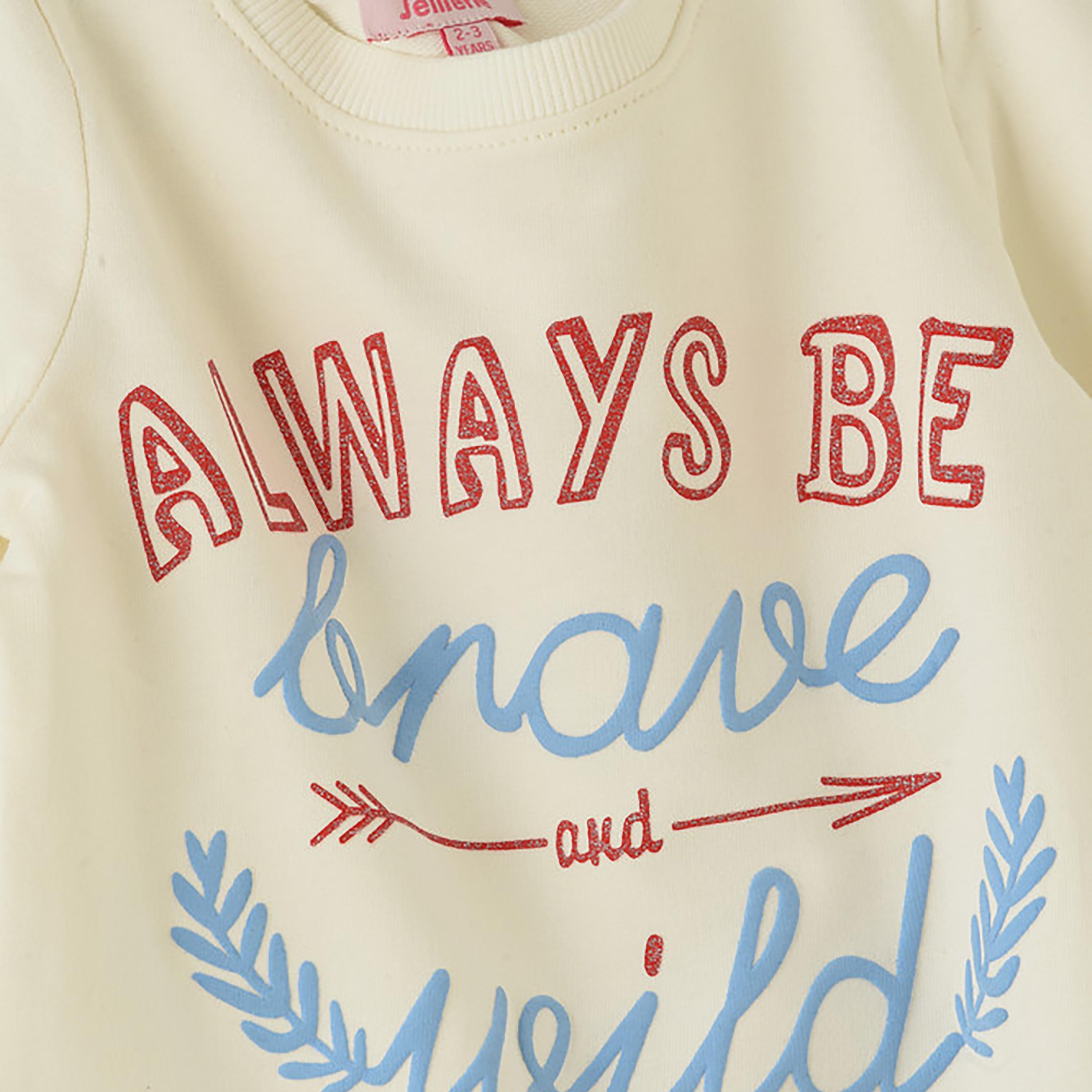 UniqKidz Long Sleeves Slogan Printed T-Shirt-girls-clothing-tshirts-image-3