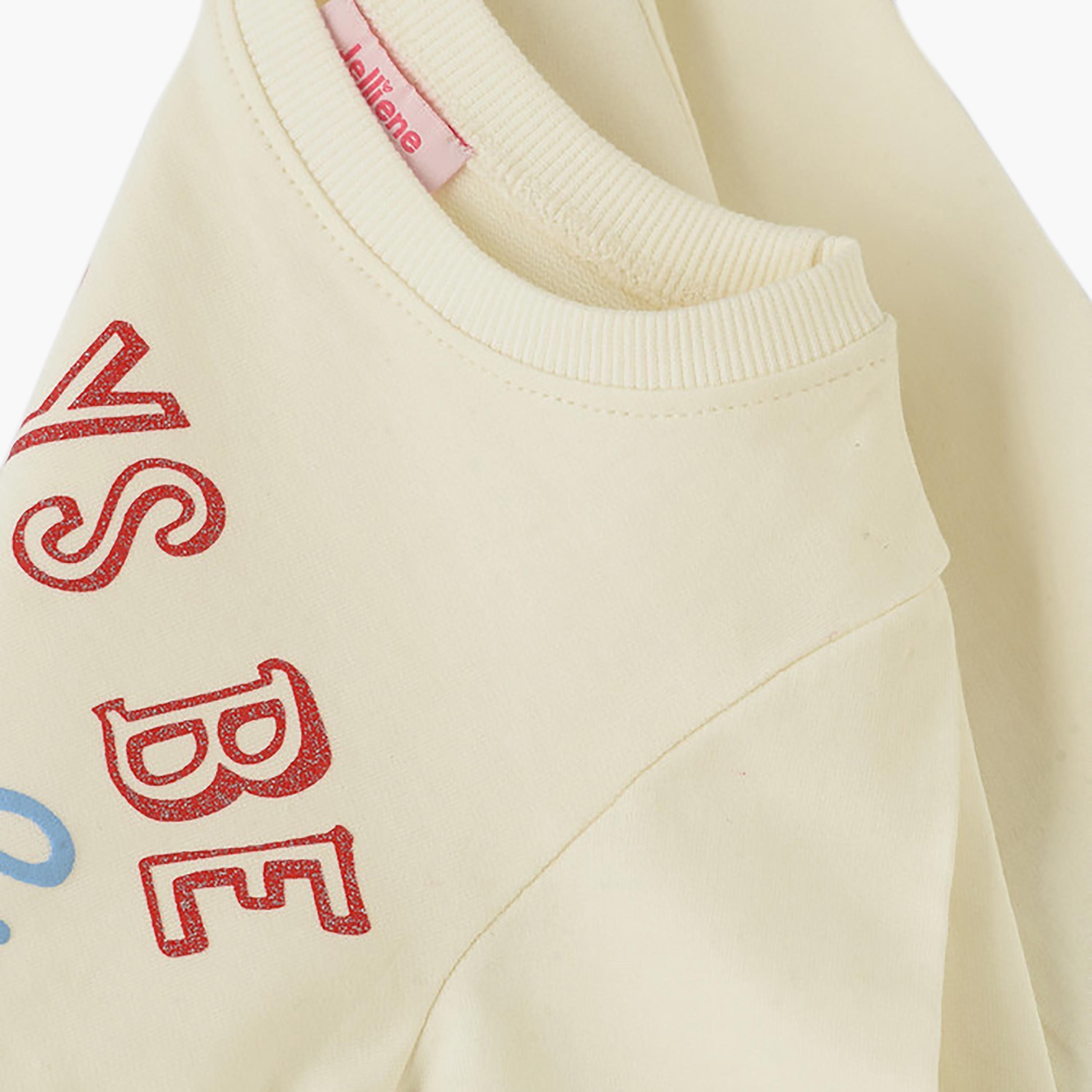 UniqKidz Long Sleeves Slogan Printed T-Shirt-girls-clothing-tshirts-image-4