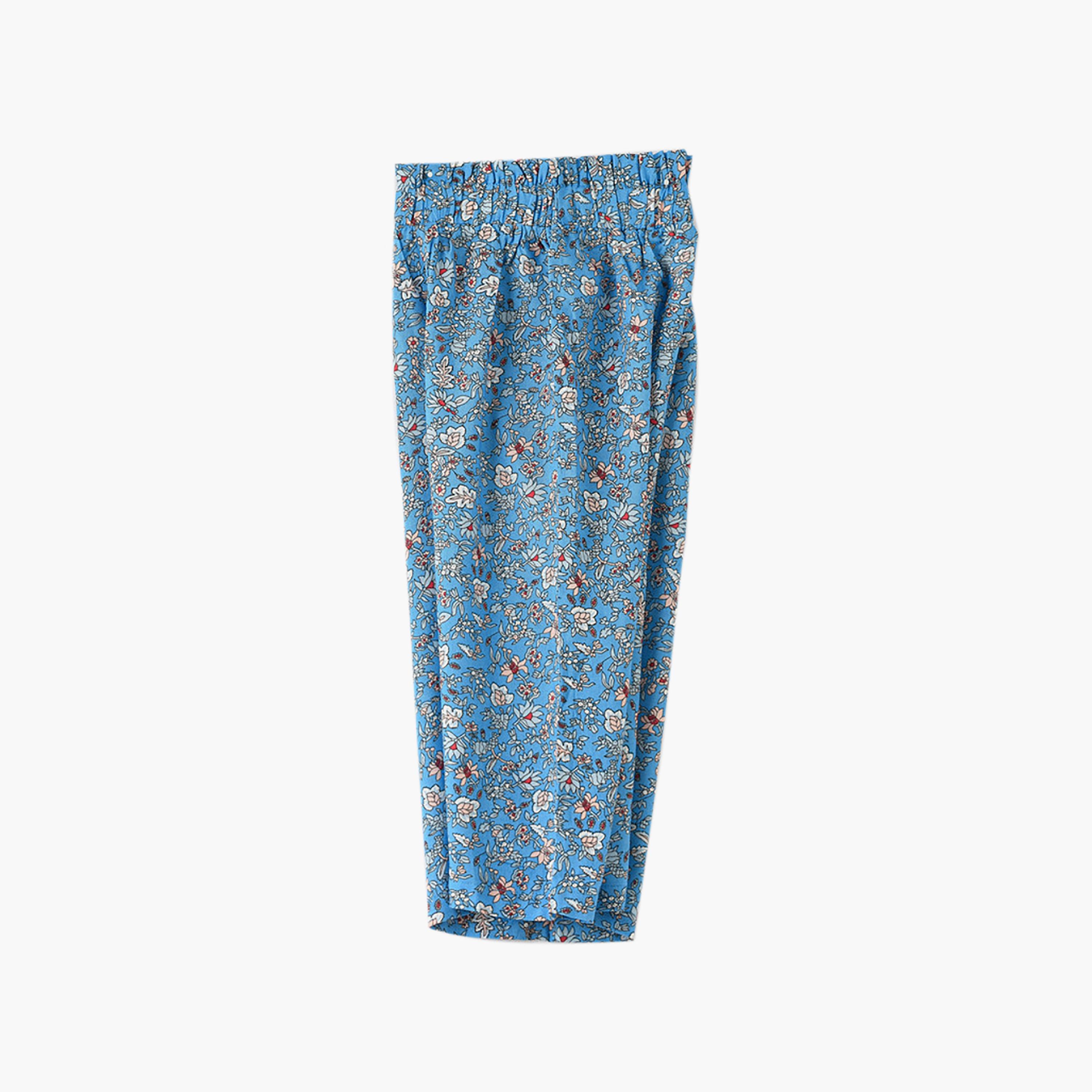 UniqKidz Mid Calf Floral Culottes-girls-clothing-bottoms-joggersandtrackpants-image-3