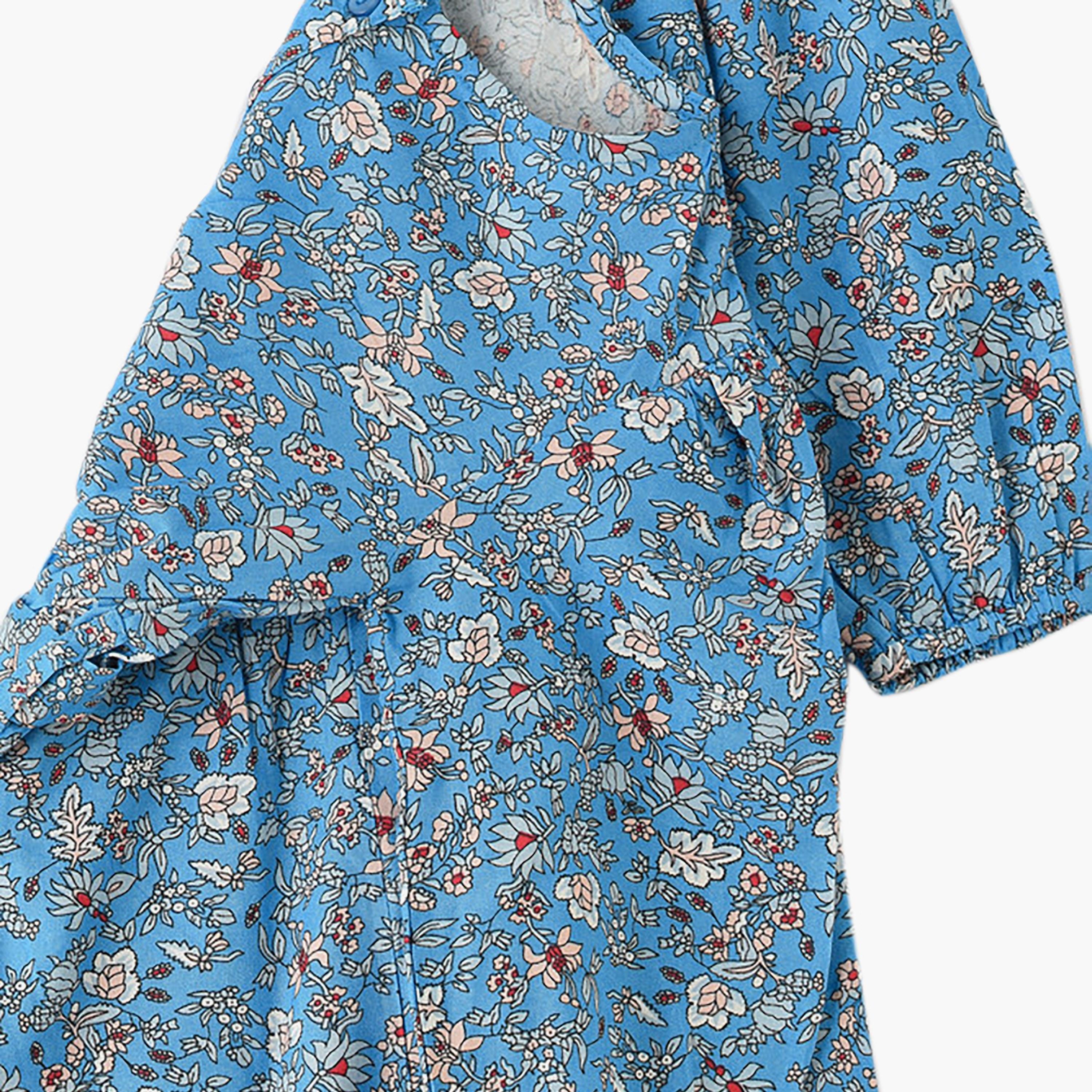 UniqKidz Long Sleeves Floral Cotton Jumpsuit-girls-clothing-dressesandjumpsuits-image-3