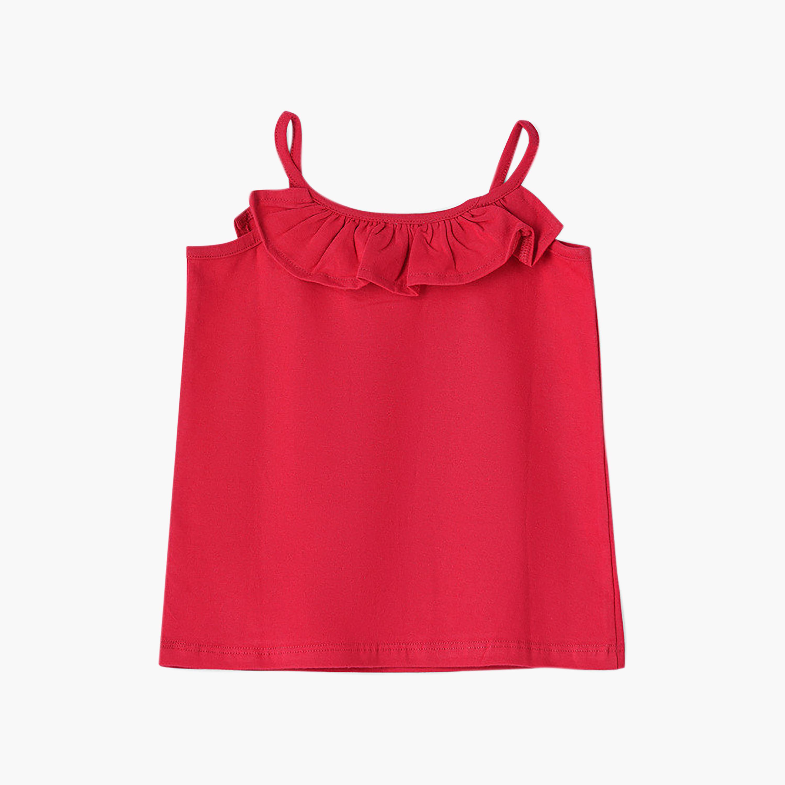 UniqKidz Cotton Sleeveless Flower Embroidered Top-girls-clothing-blousesandshirts-image-2