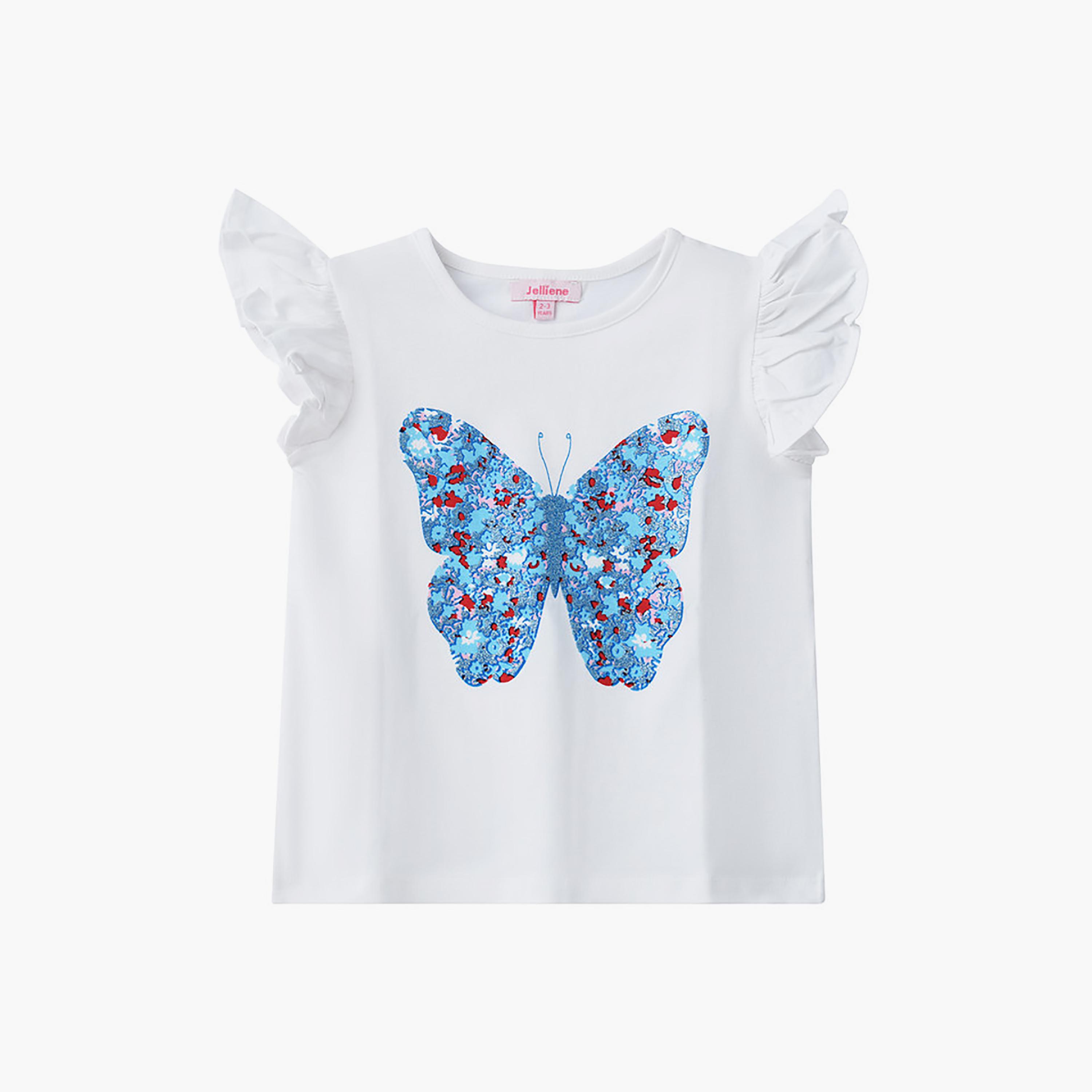 UniqKidz Sleeveless Butterfly Graphic Top-girls-clothing-blousesandshirts-image-1