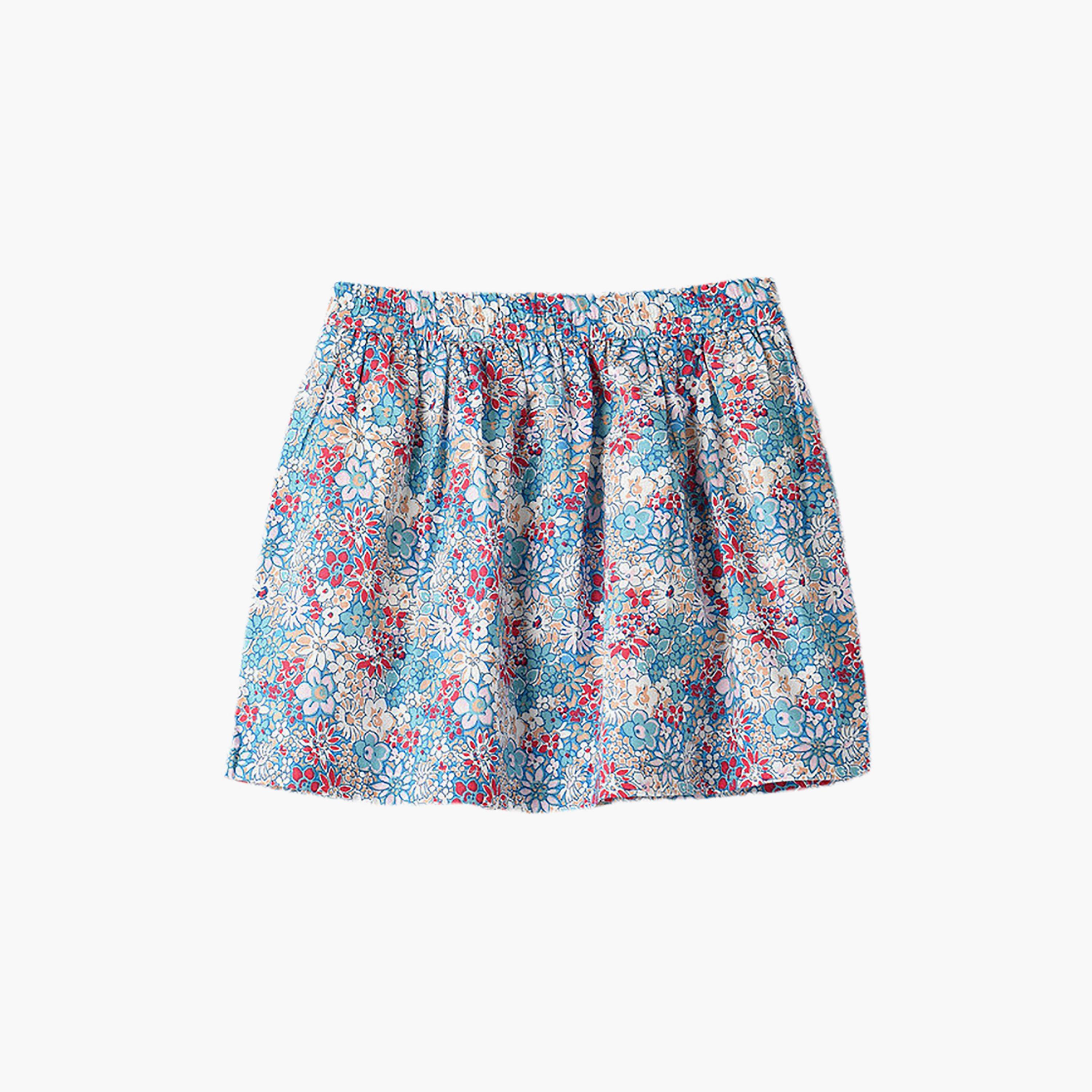 UniqKidz Cotton Floral Elasticated Skirt-girls-clothing-bottoms-skirts-image-1