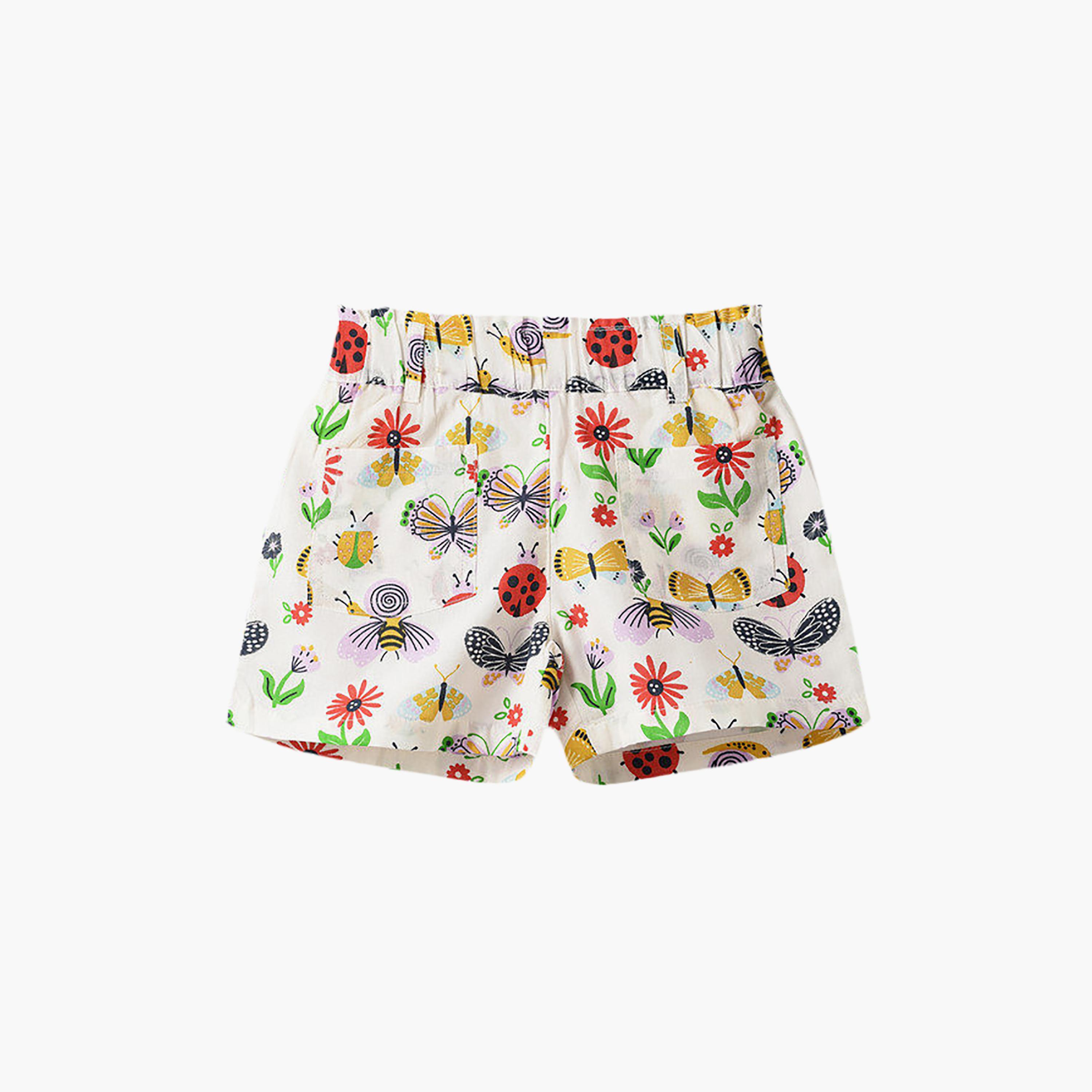 UniqKidz Cotton Floral Elasticated Drawstring Skirt-girls-clothing-bottoms-skirts-image-3