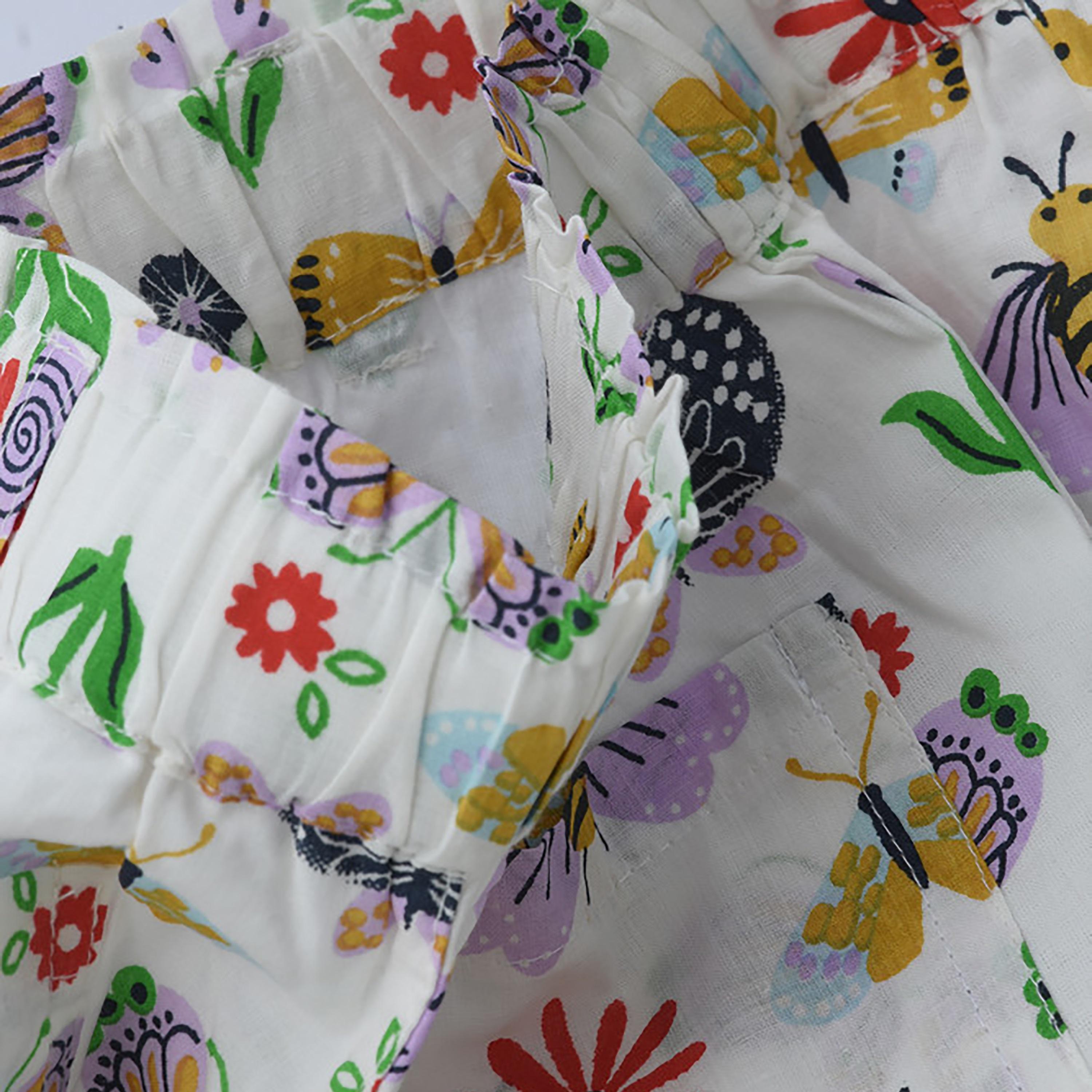 UniqKidz Elasticated Floral Shorts-girls-clothing-bottoms-shorts-image-3