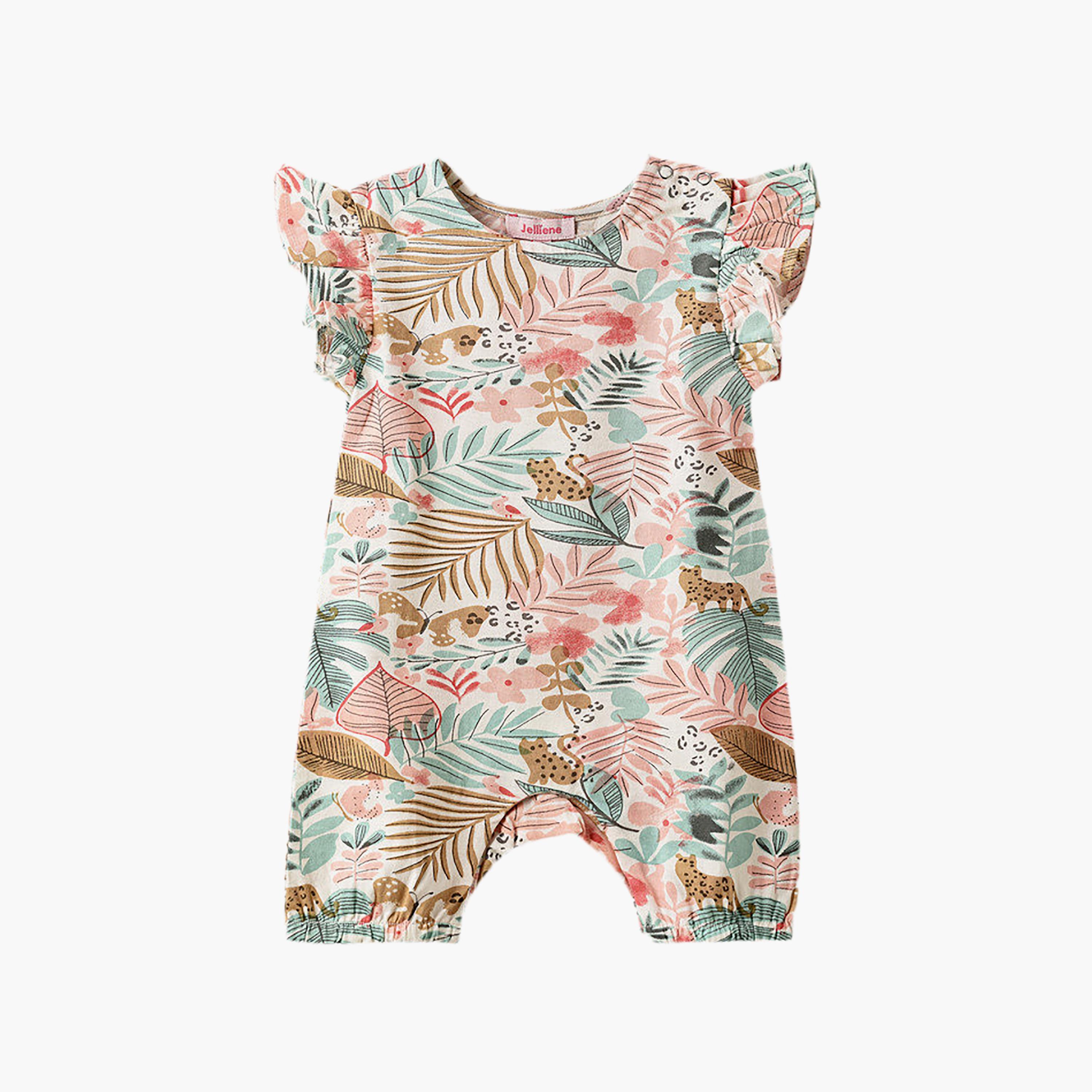 UniqKidz Cotton Floral Rompers-baby-girls-clothing-rompers-image-1