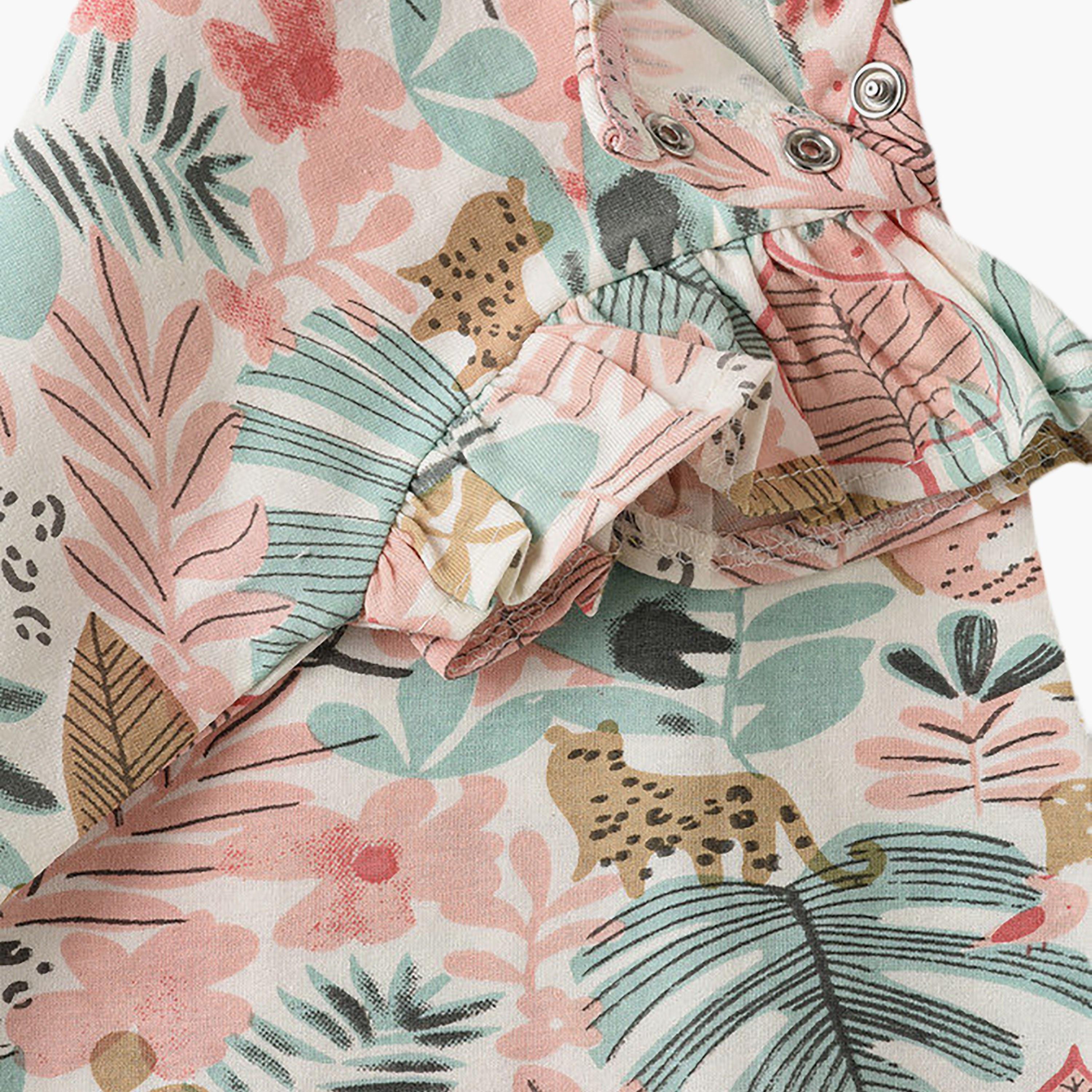 UniqKidz Cotton Floral Rompers-baby-girls-clothing-rompers-image-3