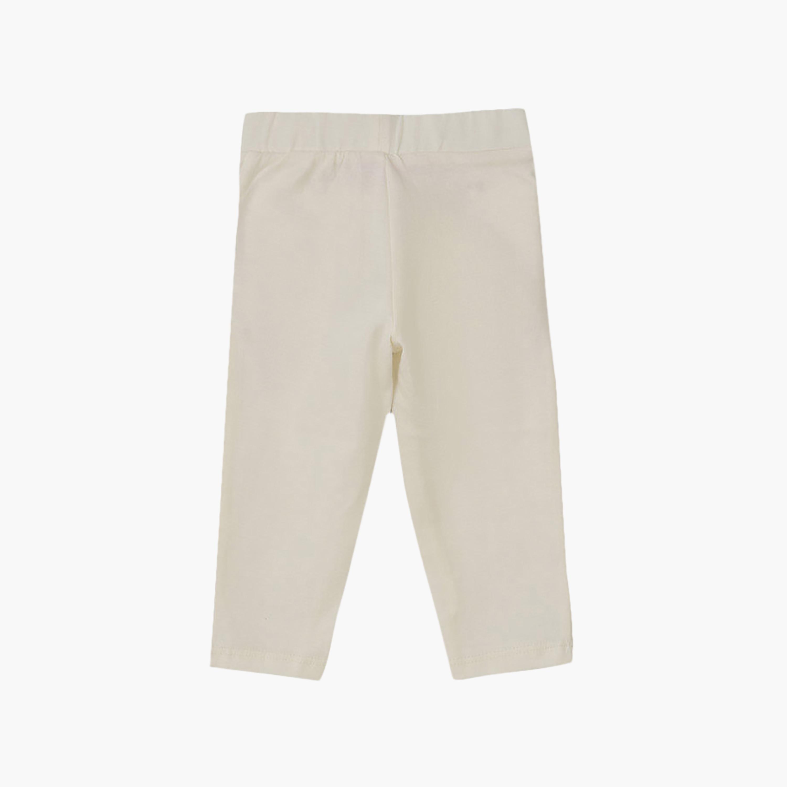 UniqKidz Cotton Flower Embroidered Elasticated Leggings-baby-girls-clothing-bottoms-leggings-image-2