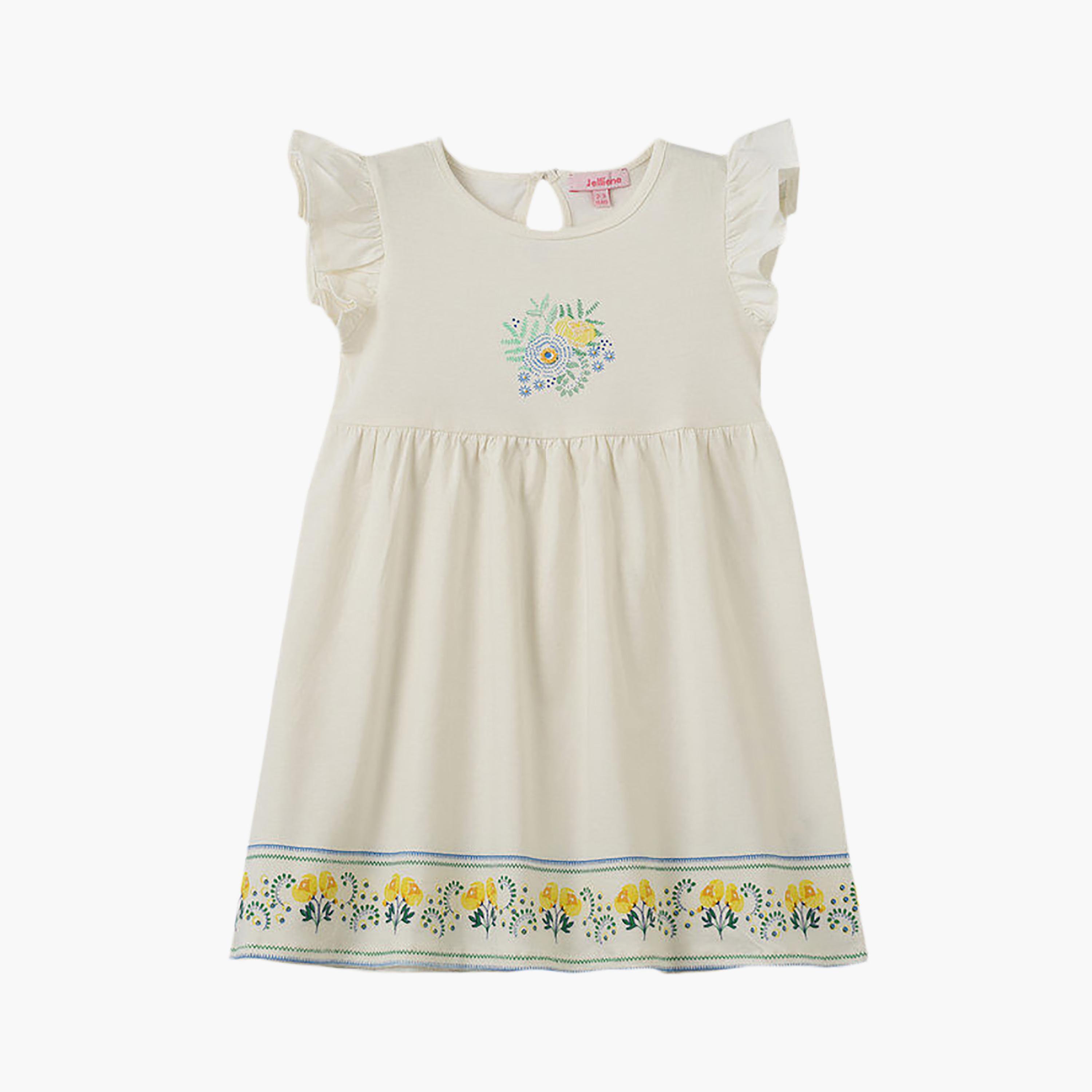 UniqKidz Cotton Embroidered A-Line-Dress-girls-clothing-dressesandjumpsuits-image-1