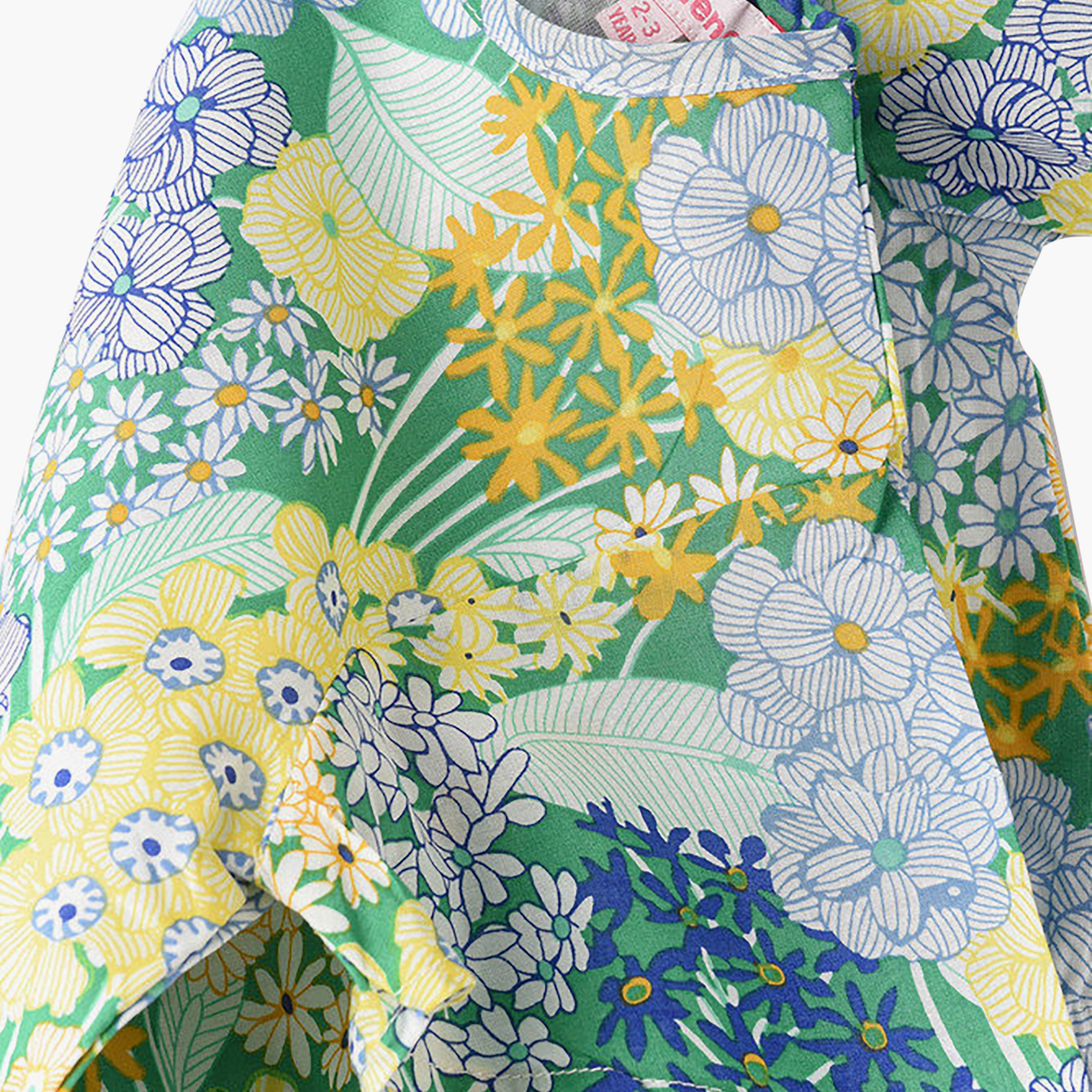 UniqKidz Cotton Short Sleeves Floral Top-girls-clothing-blousesandshirts-image-3