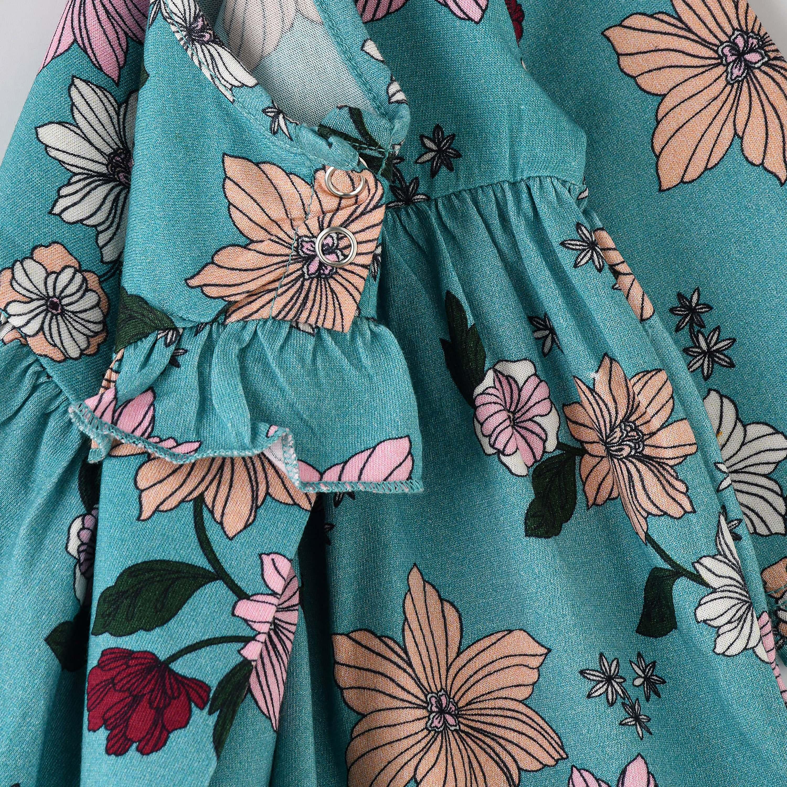 UniqKidz Floral Printed Long Sleeves Dress-baby-girls-clothing-dressesandjumpsuits-image-4