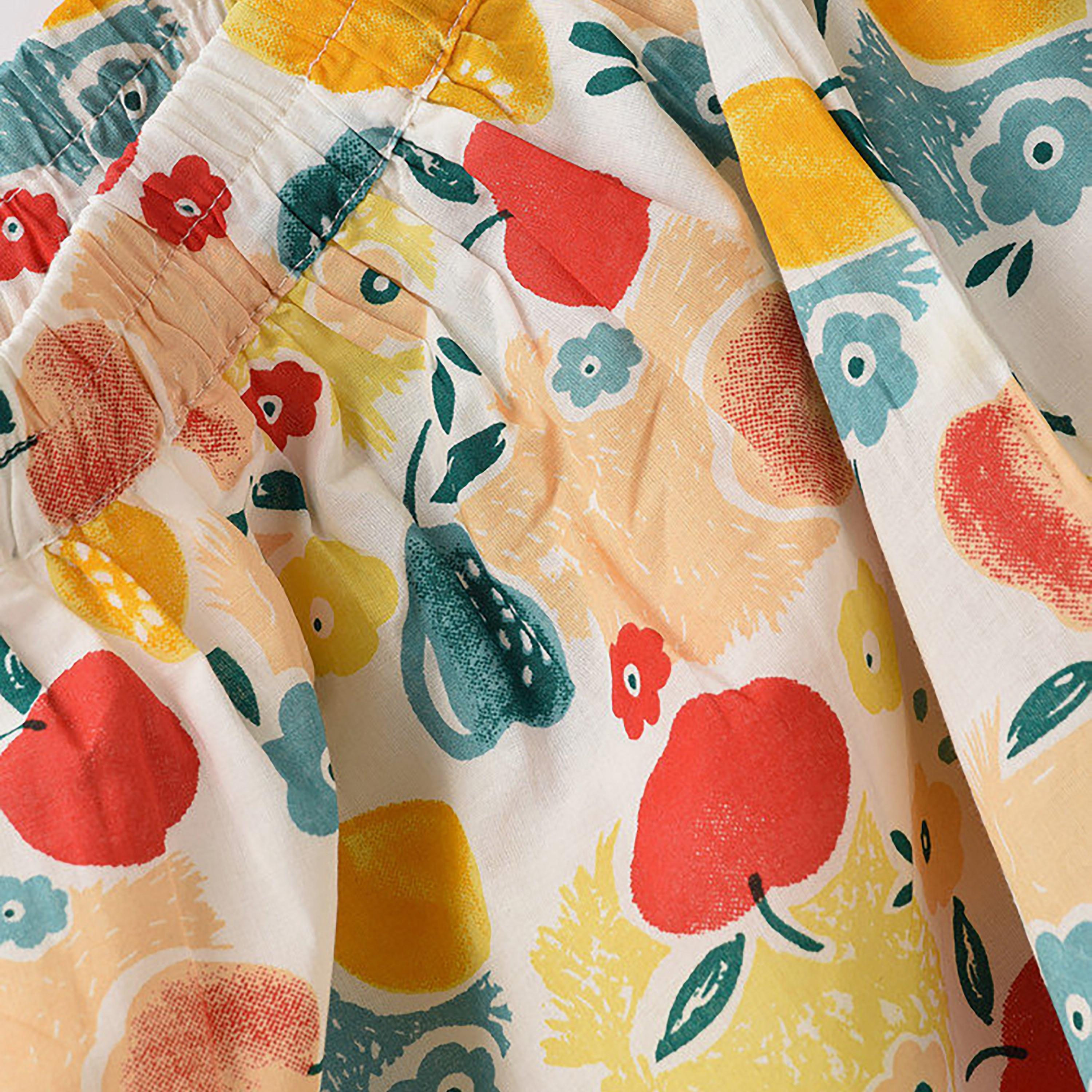 UniqKidz Cotton Printed Elasticated Skirt-girls-clothing-bottoms-skirts-image-3
