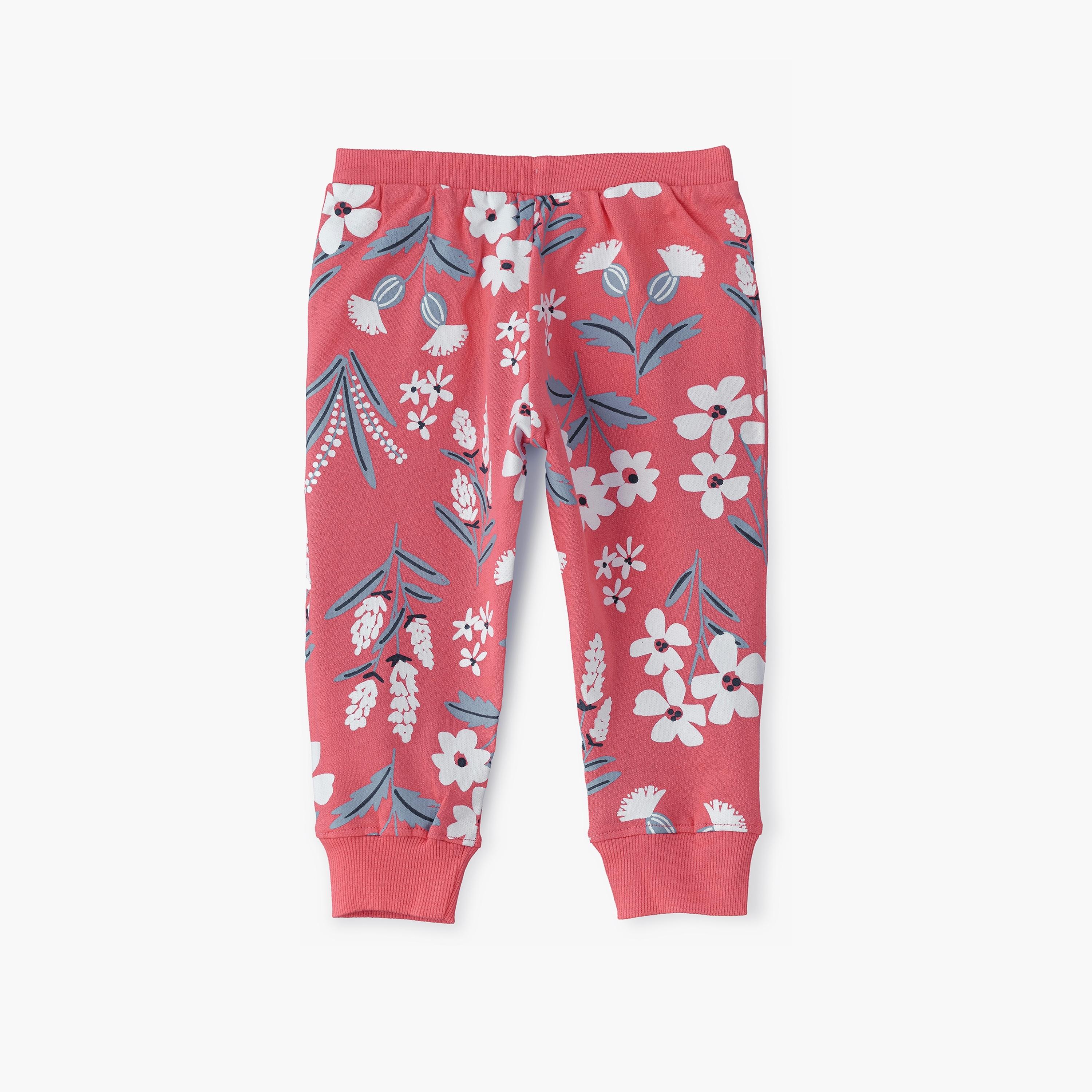 UniqKidz Floral Printed Elasticated Leggings-baby-girls-clothing-bottoms-leggings-image-2