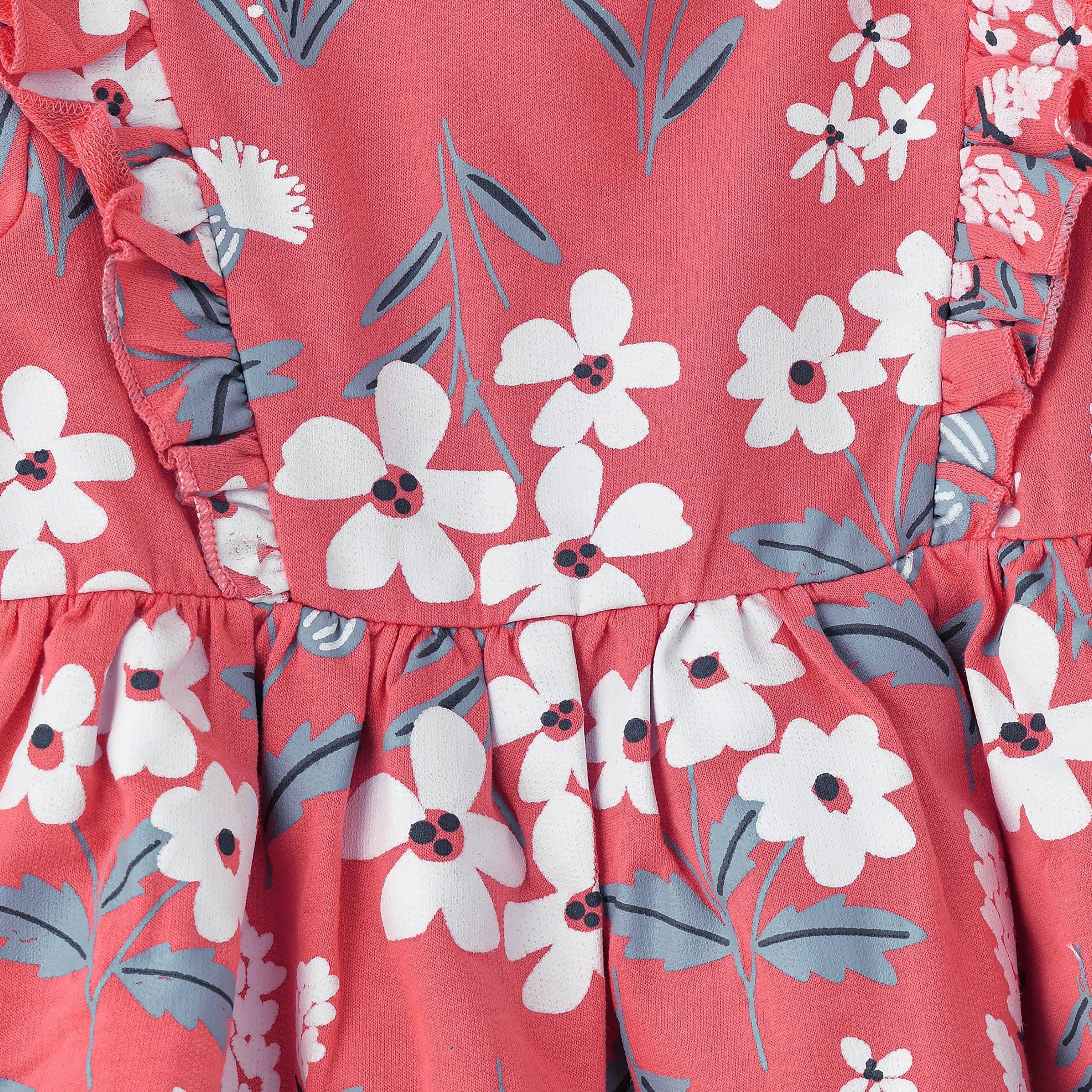 UniqKidz Floral Printed Long Sleeves Dress-baby-girls-clothing-dressesandjumpsuits-image-3