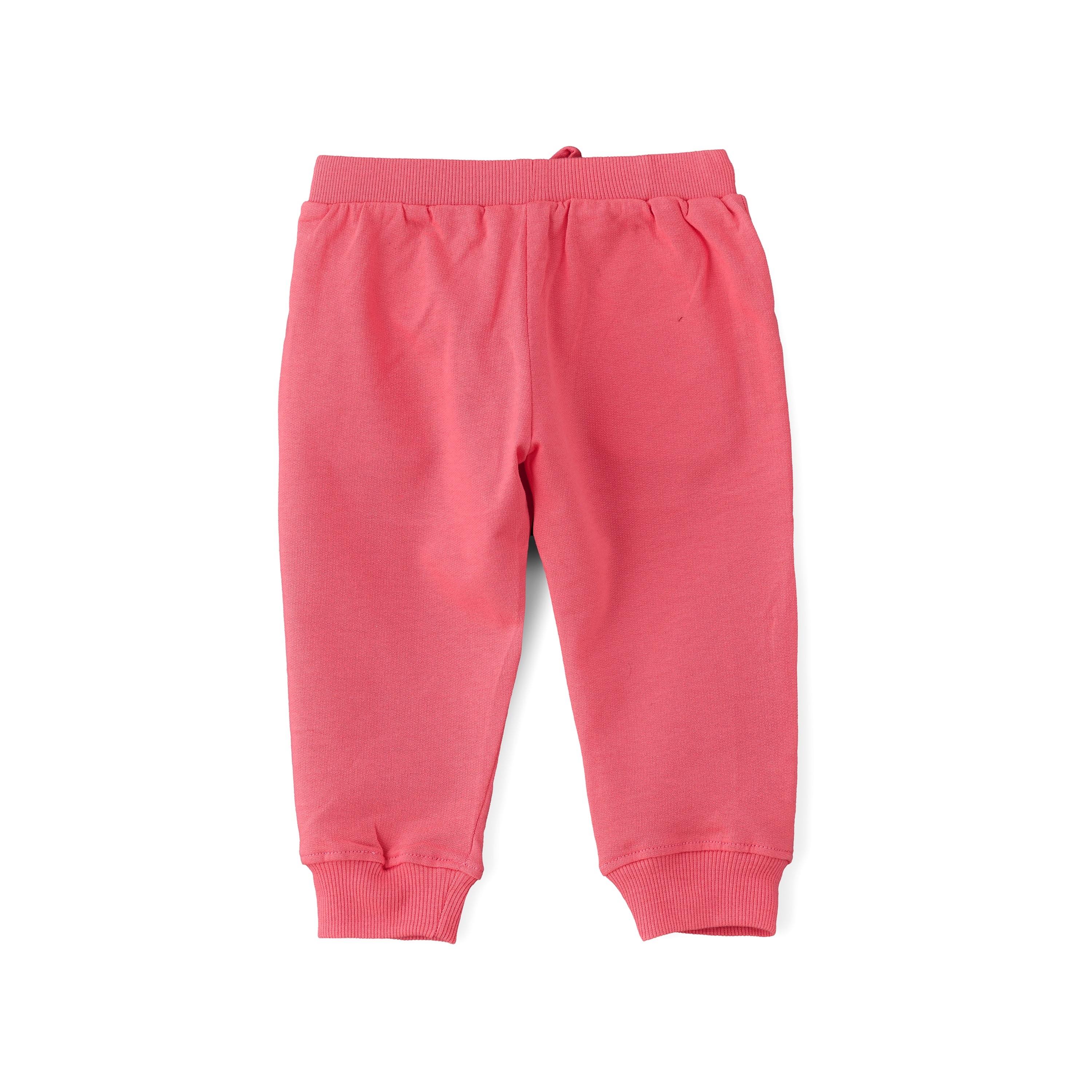 UniqKidz Solid Elasticated Joggers-baby-girls-clothing-bottoms-joggersandtrackpants-image-2