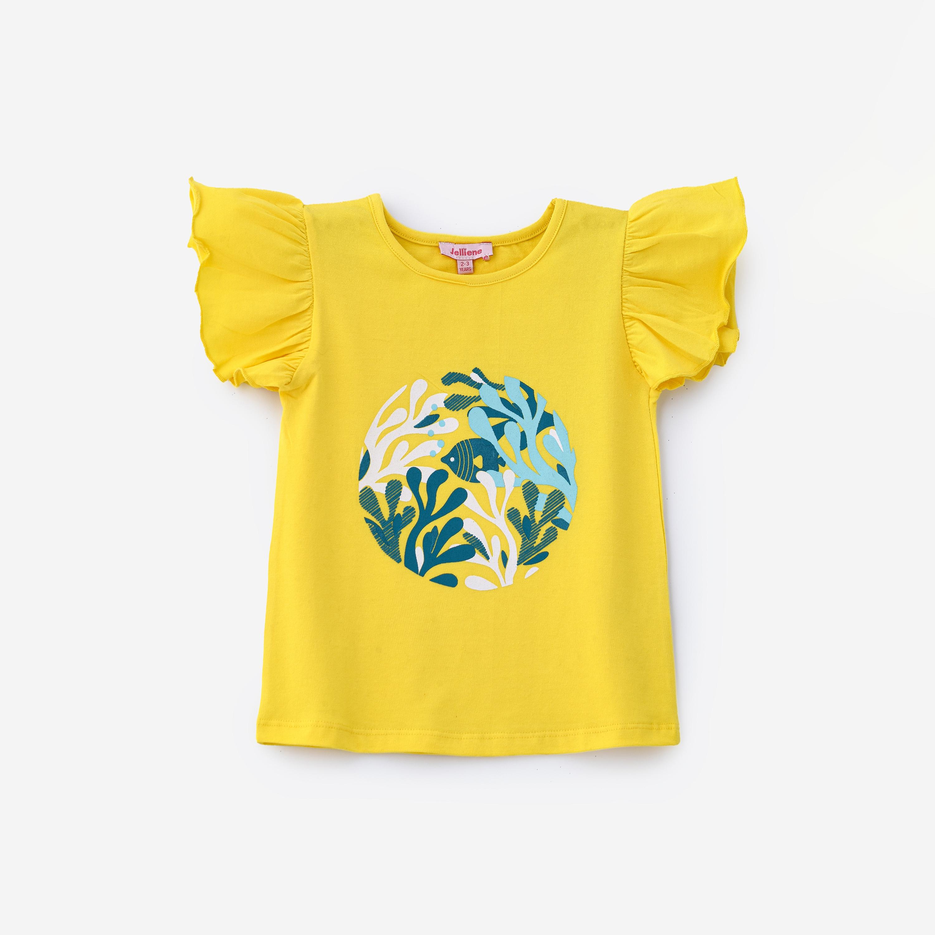 UniqKidz Printed Short Sleeves T-Shirt-girls-clothing-tshirts-image-1