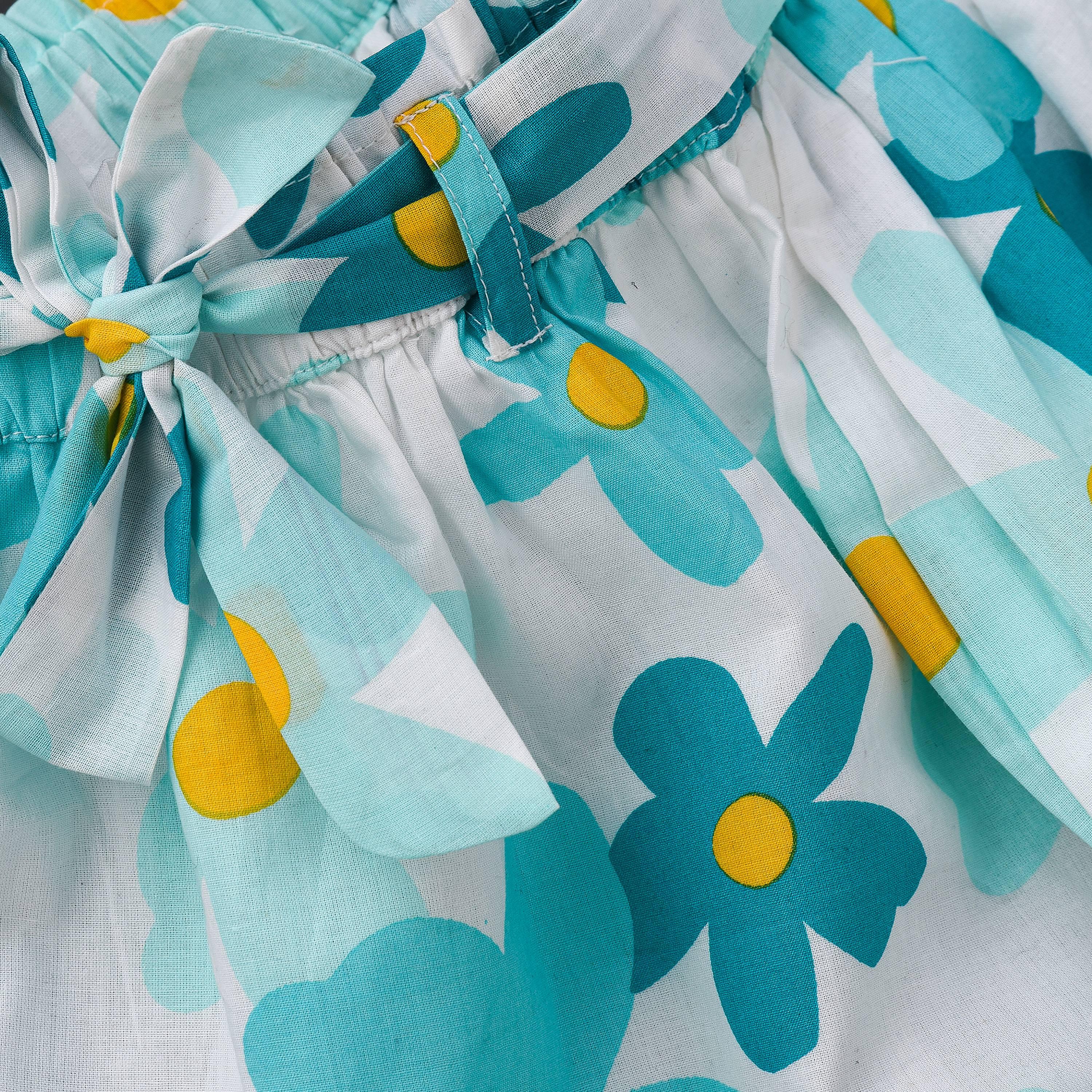 UniqKidz Floral Printed Elasticated Skirt with Belt-girls-clothing-bottoms-skirts-image-3