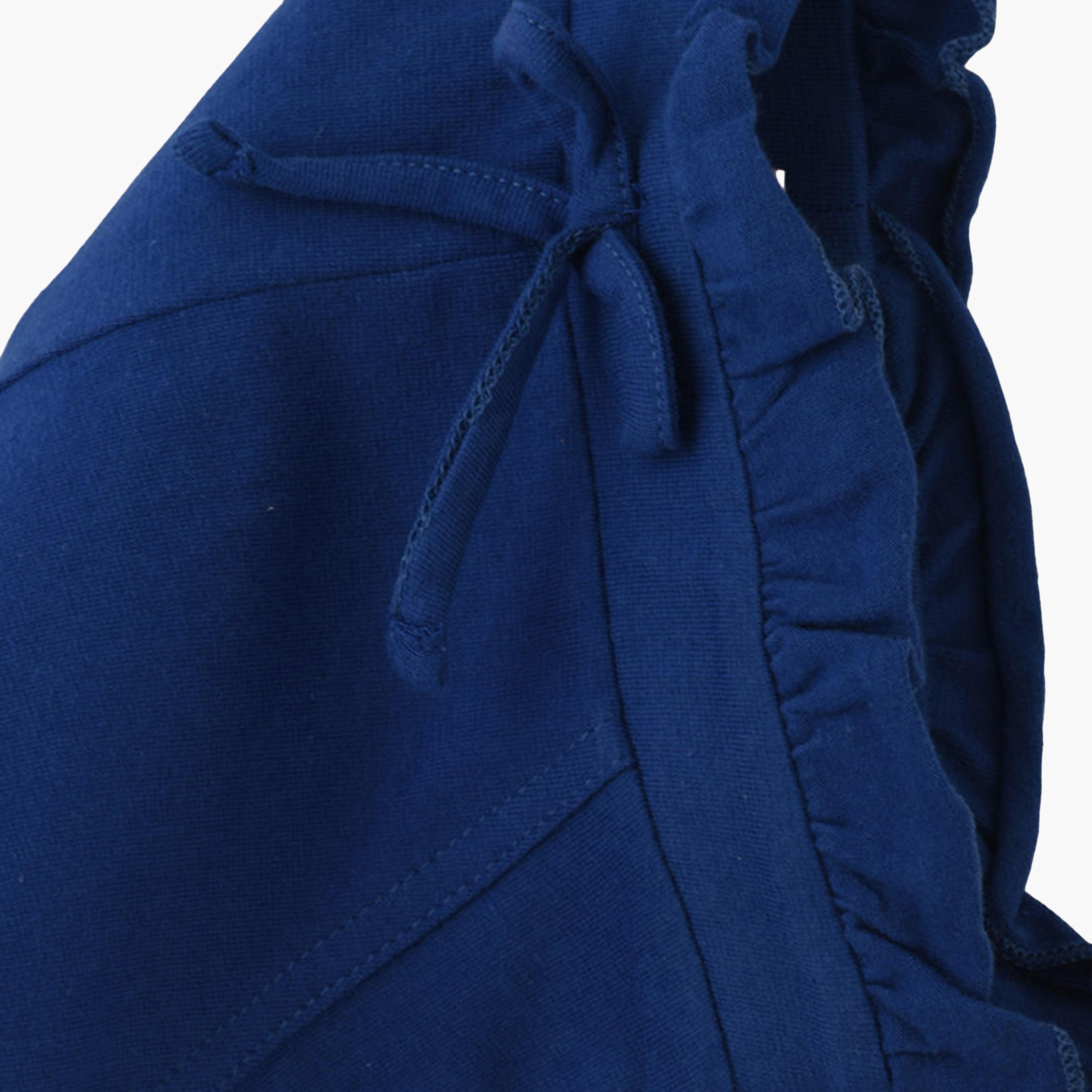 Uniqkidz Cotton Solid Elasticated Drawstring Leggings-girls-clothing-bottoms-leggings-image-3