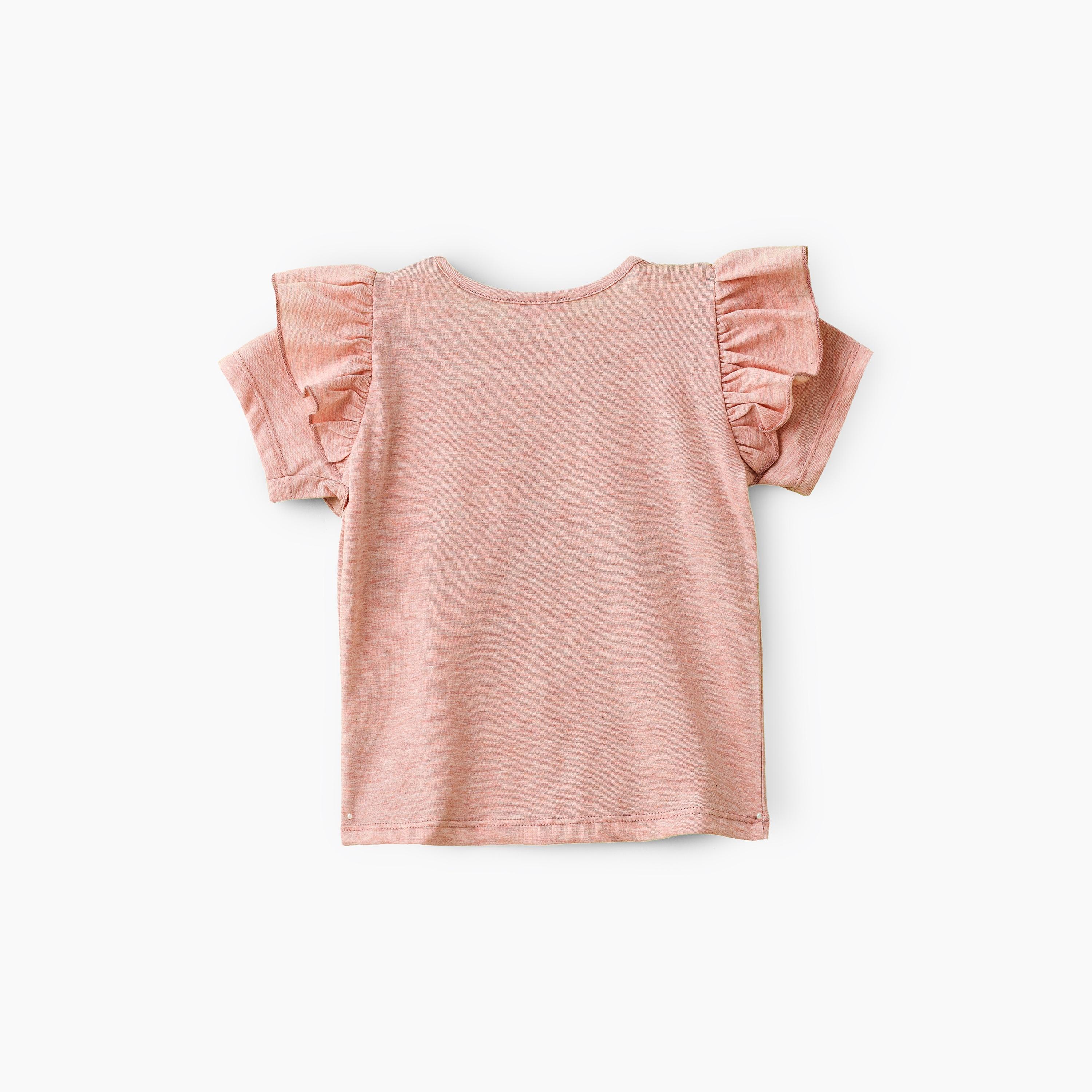 UniqKidz Floral Printed Short Sleeves T-Shirt-girls-clothing-tshirts-image-2