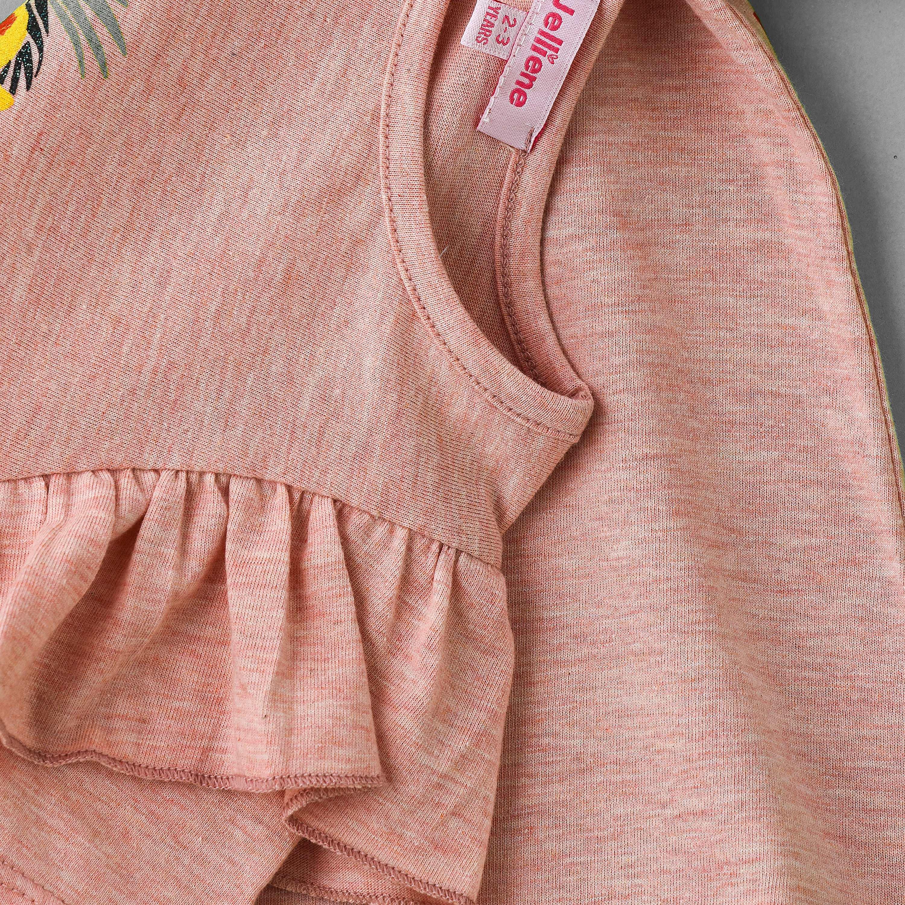UniqKidz Floral Printed Short Sleeves T-Shirt-girls-clothing-tshirts-image-4
