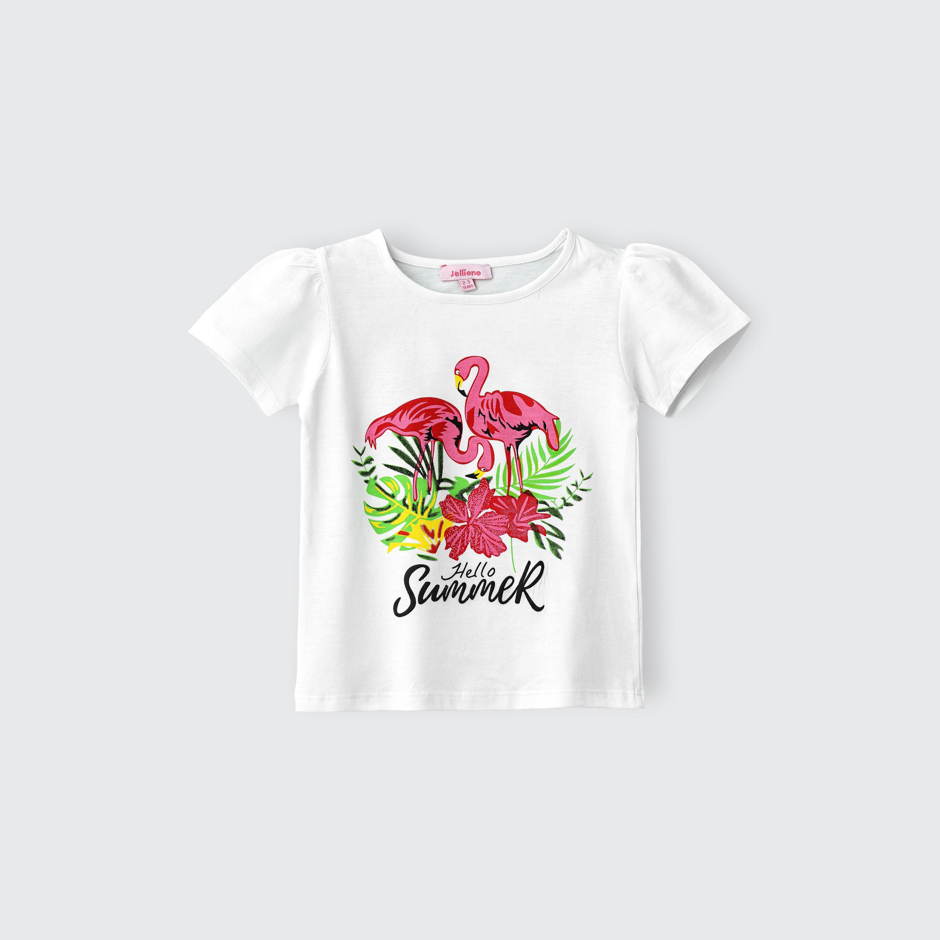 UniqKidz Hello Summer Printed Short Sleeves T-Shirt-girls-clothing-tshirts-image-1