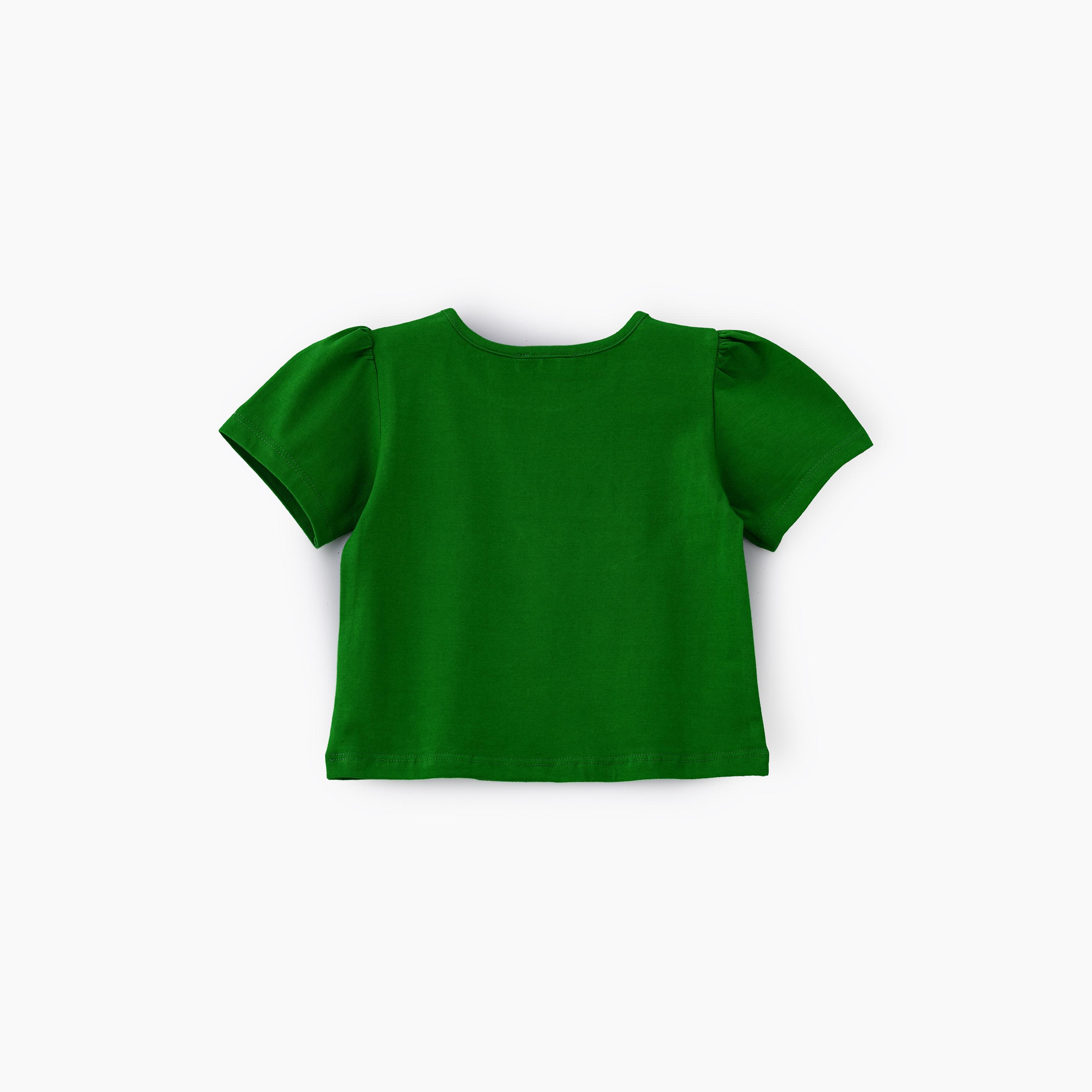 UniqKidz Floral Printed Short Sleeves T-Shirt-girls-clothing-tshirts-image-2