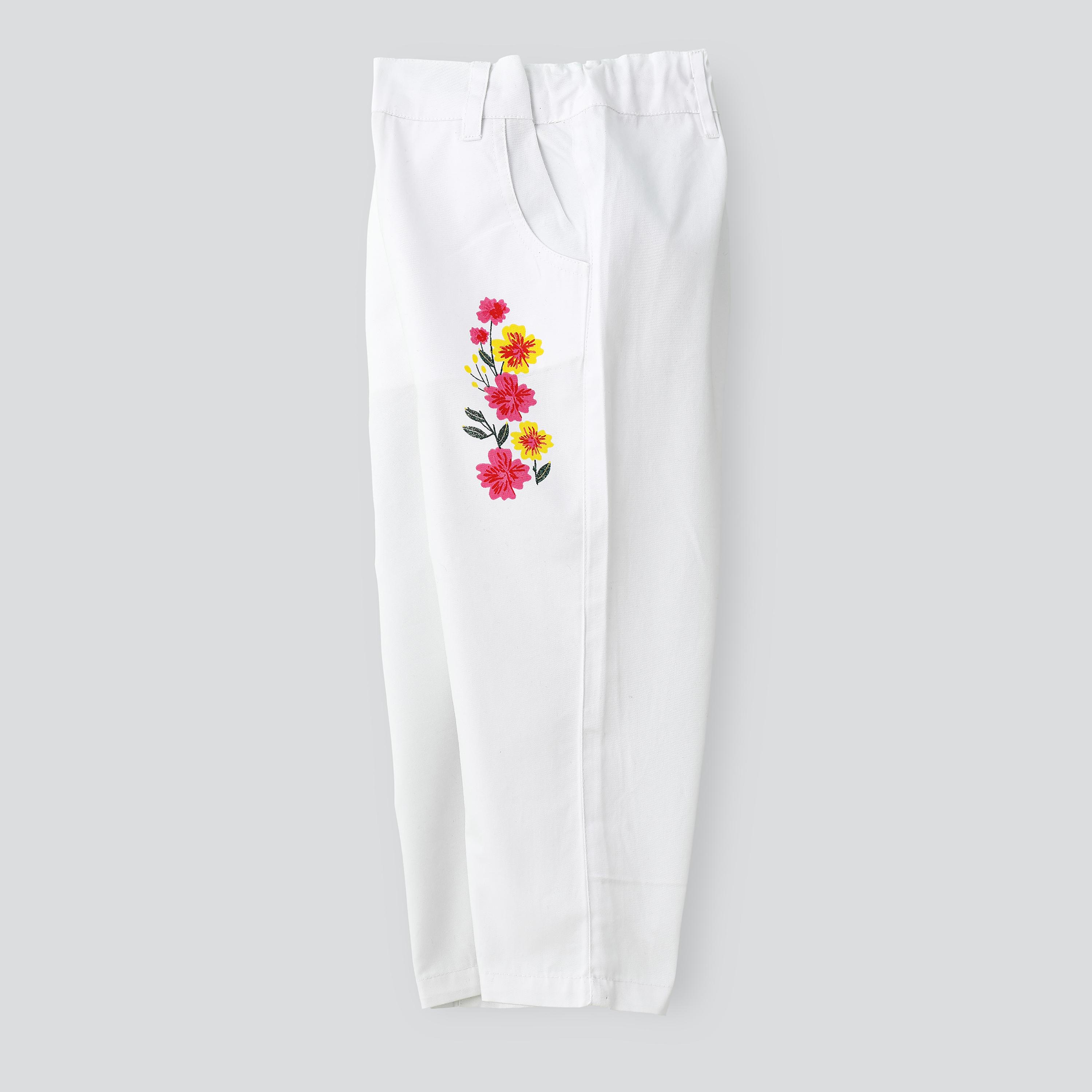 UniqKidz Floral Printed Elasticated Pants-baby-girls-clothing-bottoms-trousers-image-3