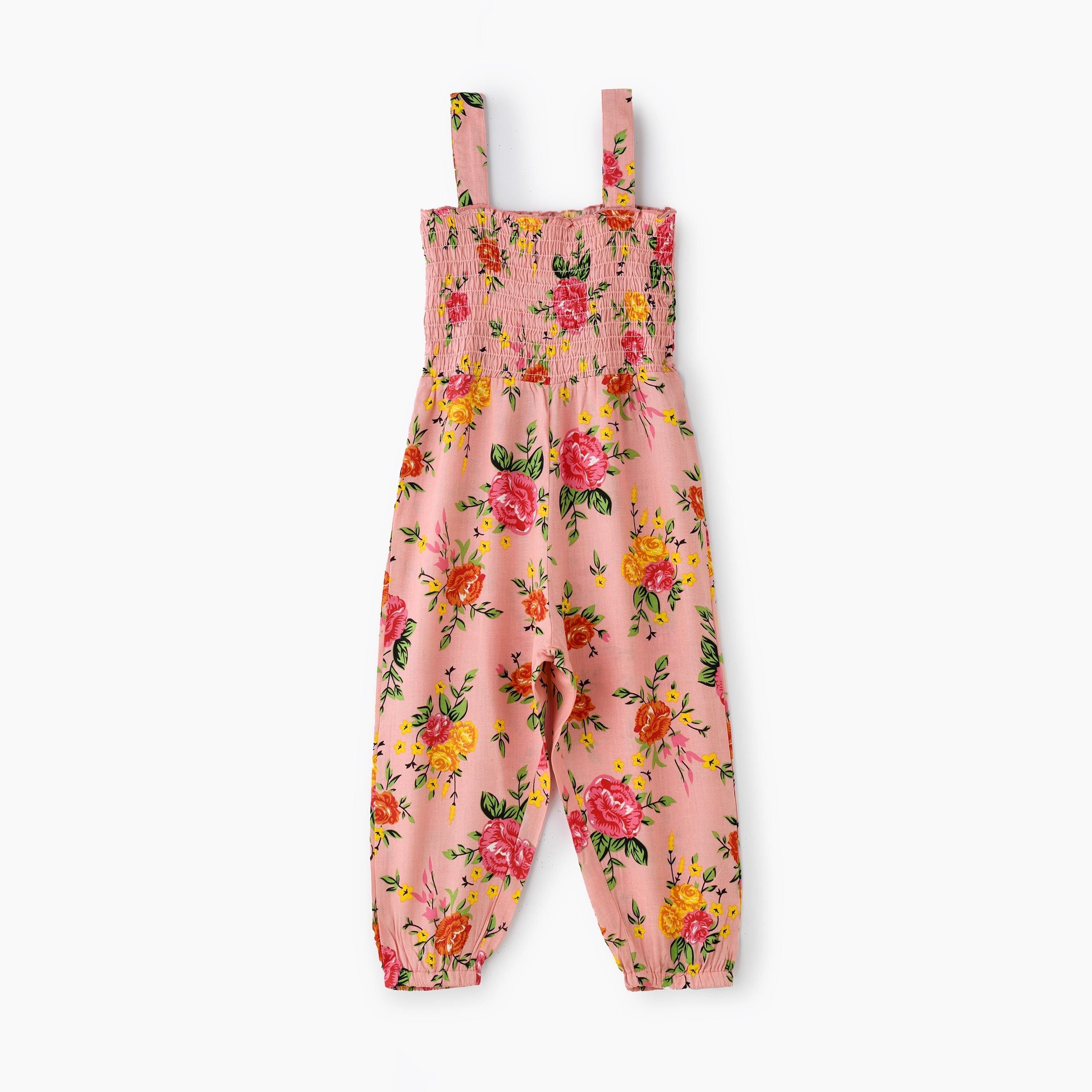 جمبسوت بدون أكمام بطبعة زهور من يونيكيدز-baby-girls-clothing-rompers-image-4