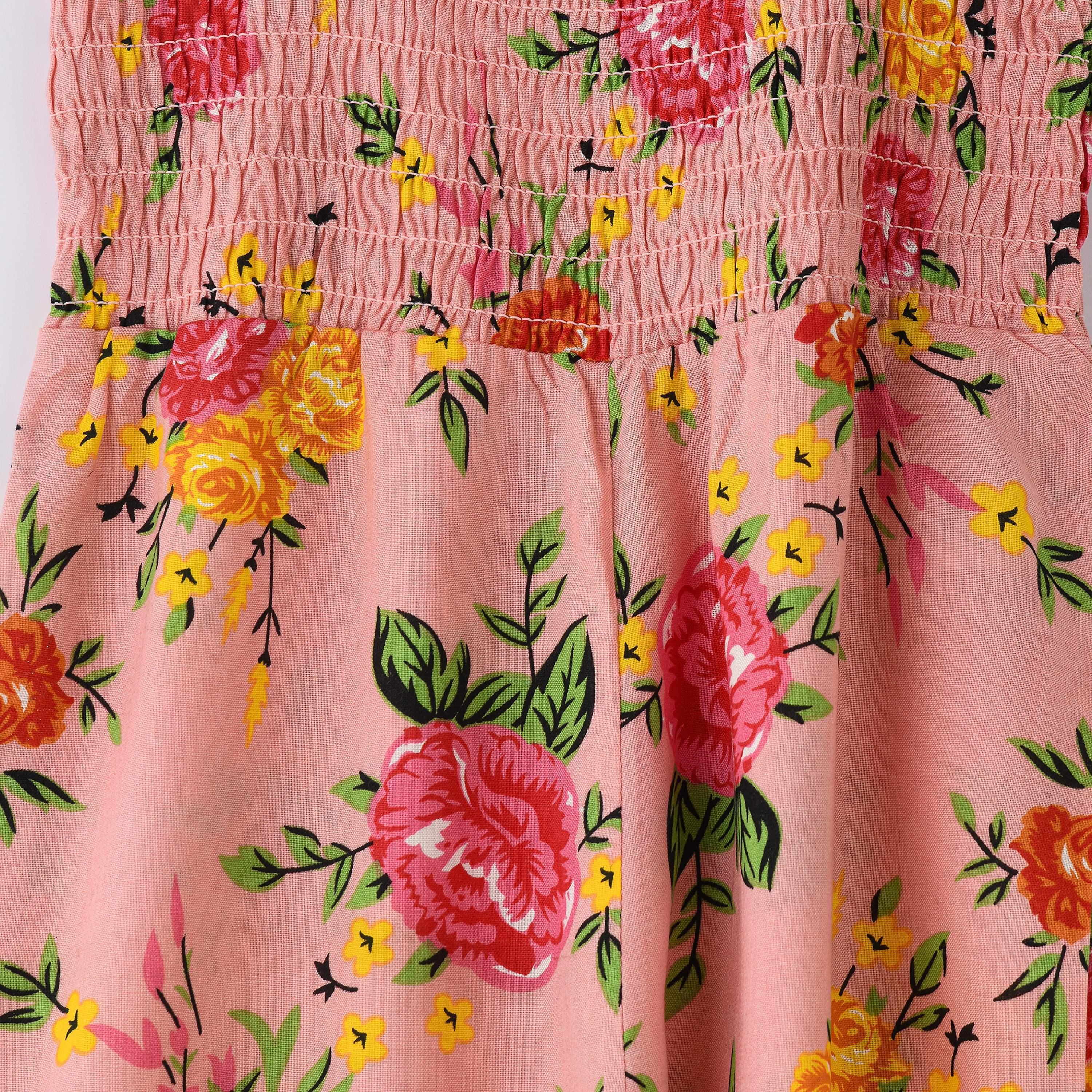 جمبسوت بدون أكمام بطبعة زهور من يونيكيدز-baby-girls-clothing-rompers-image-2