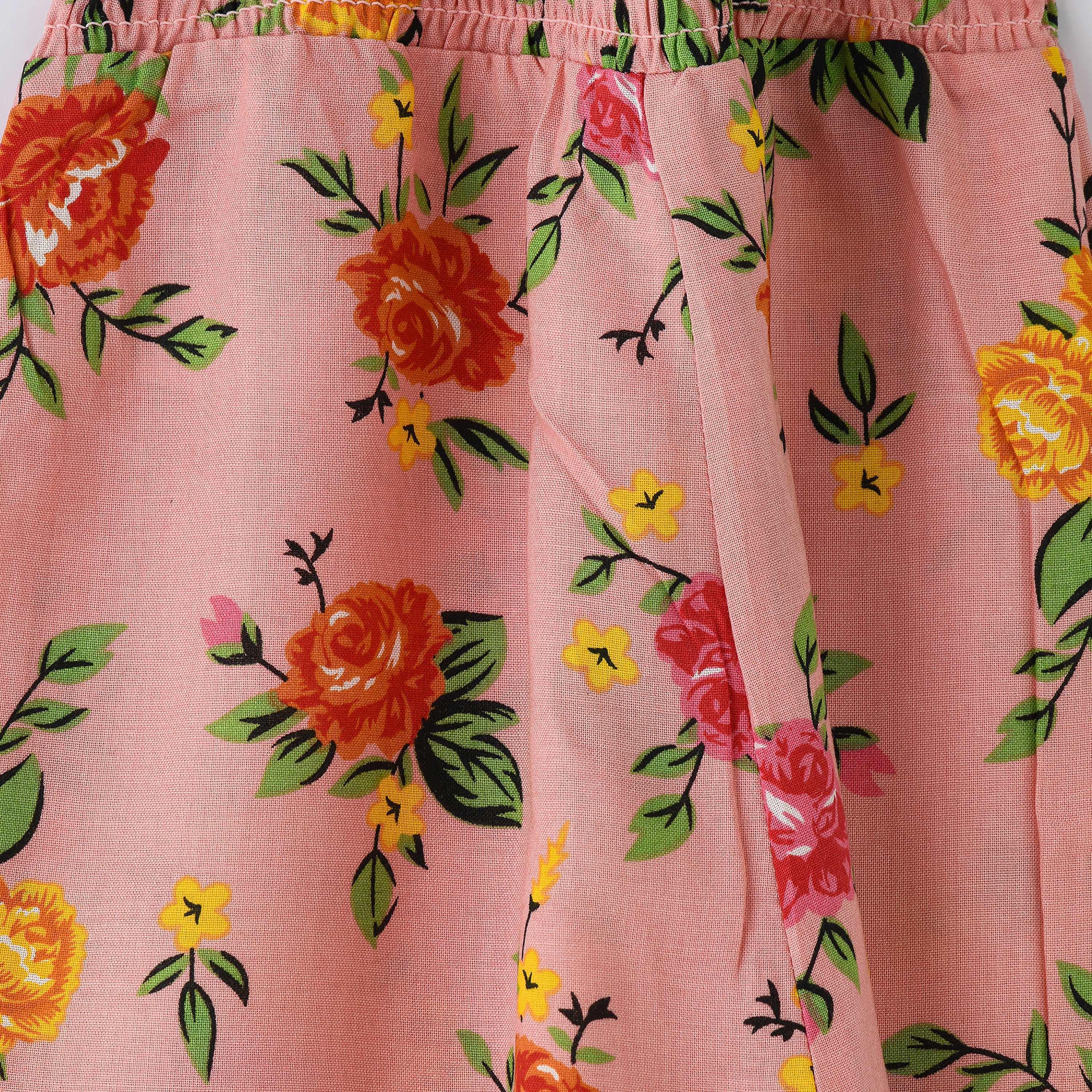 جمبسوت بدون أكمام بطبعة زهور من يونيكيدز-baby-girls-clothing-rompers-image-1