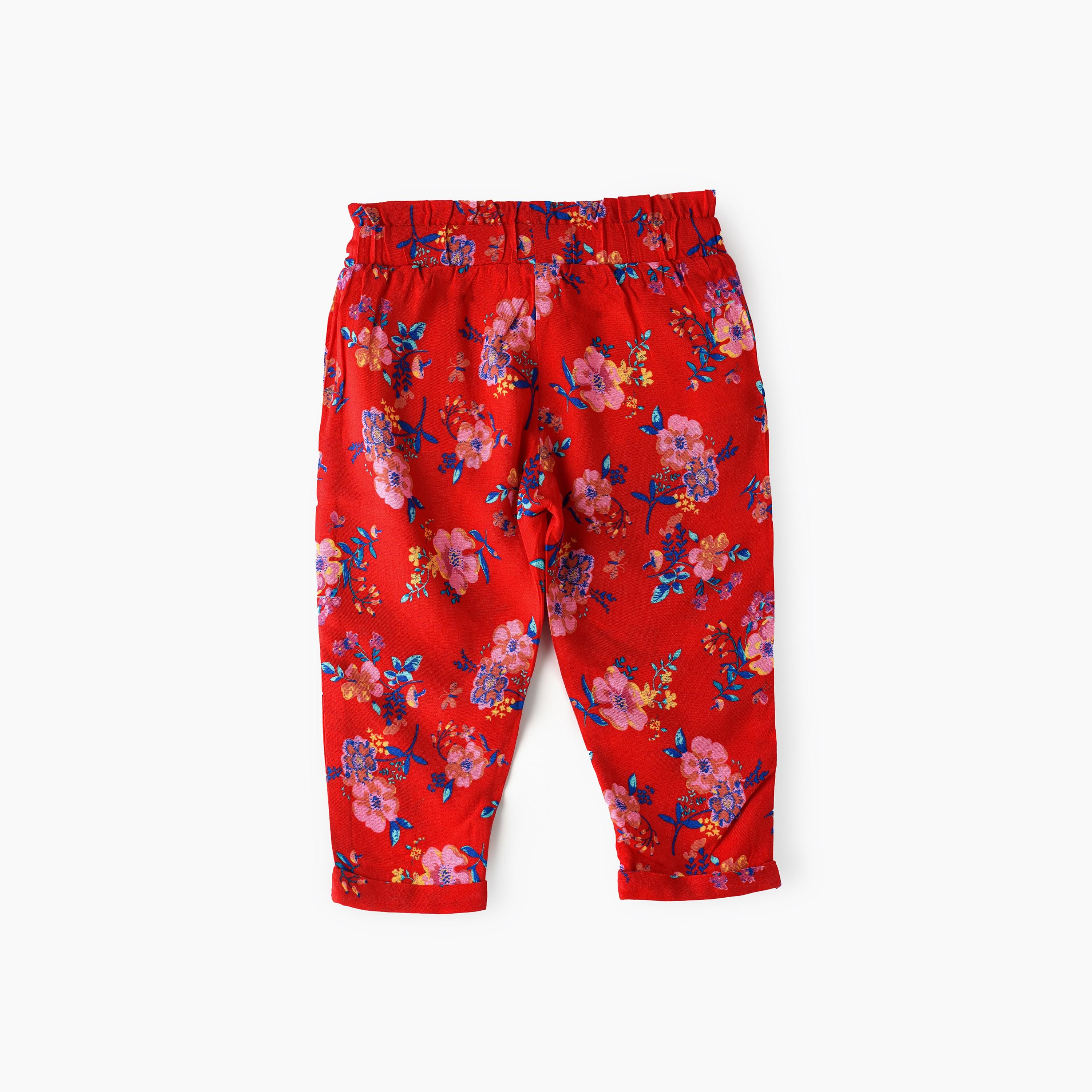 UniqKidz All Over Printed Pants for Girls-baby-girls-clothing-bottoms-trousers-image-3